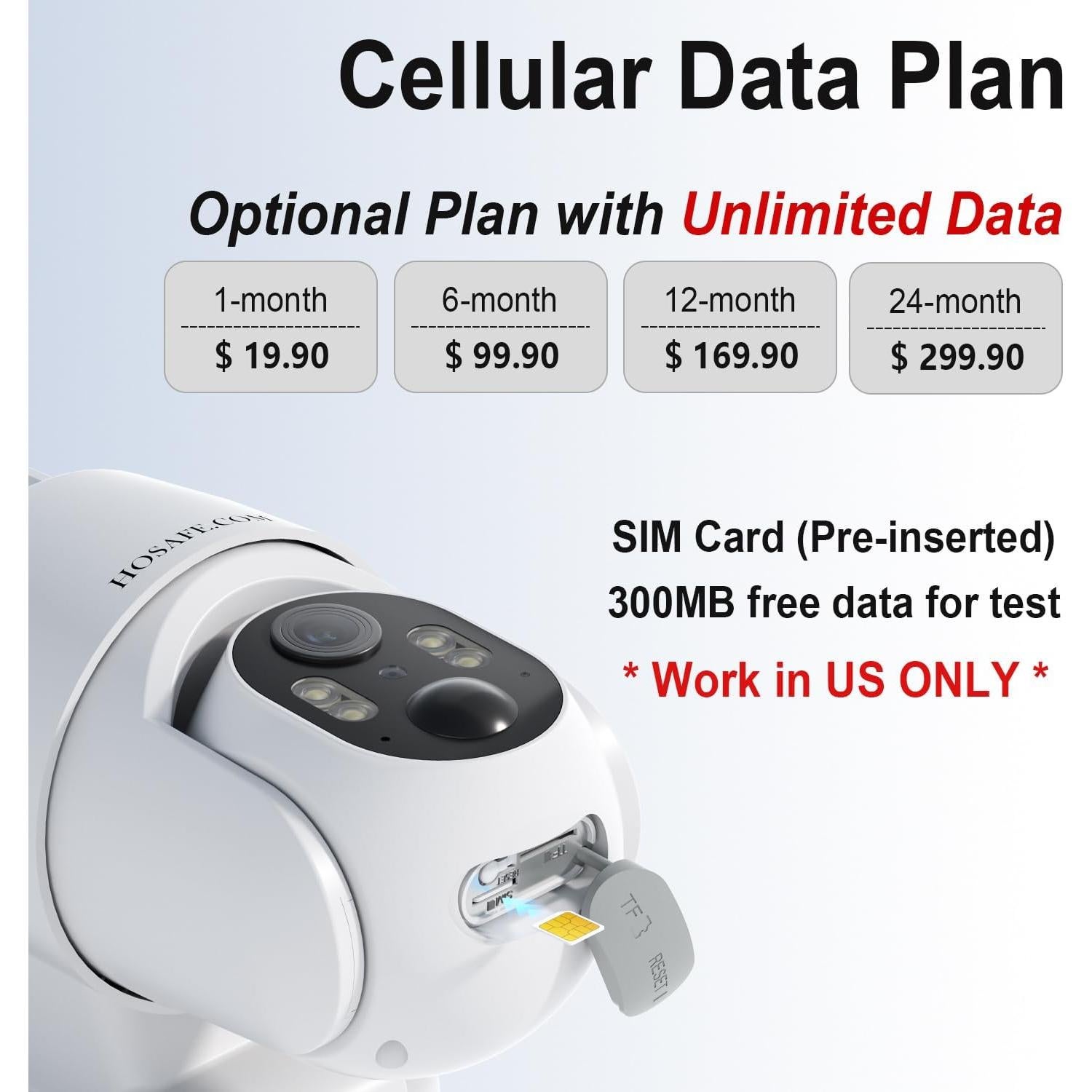 Cámara de Seguridad 4G HOSAFE RBX-S50 Solar 2K HD