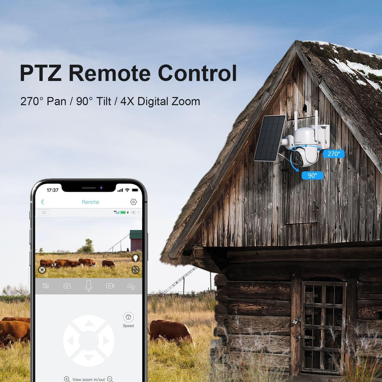 Cámara de Seguridad 4G HOSAFE RBX-S50 Solar 2K HD