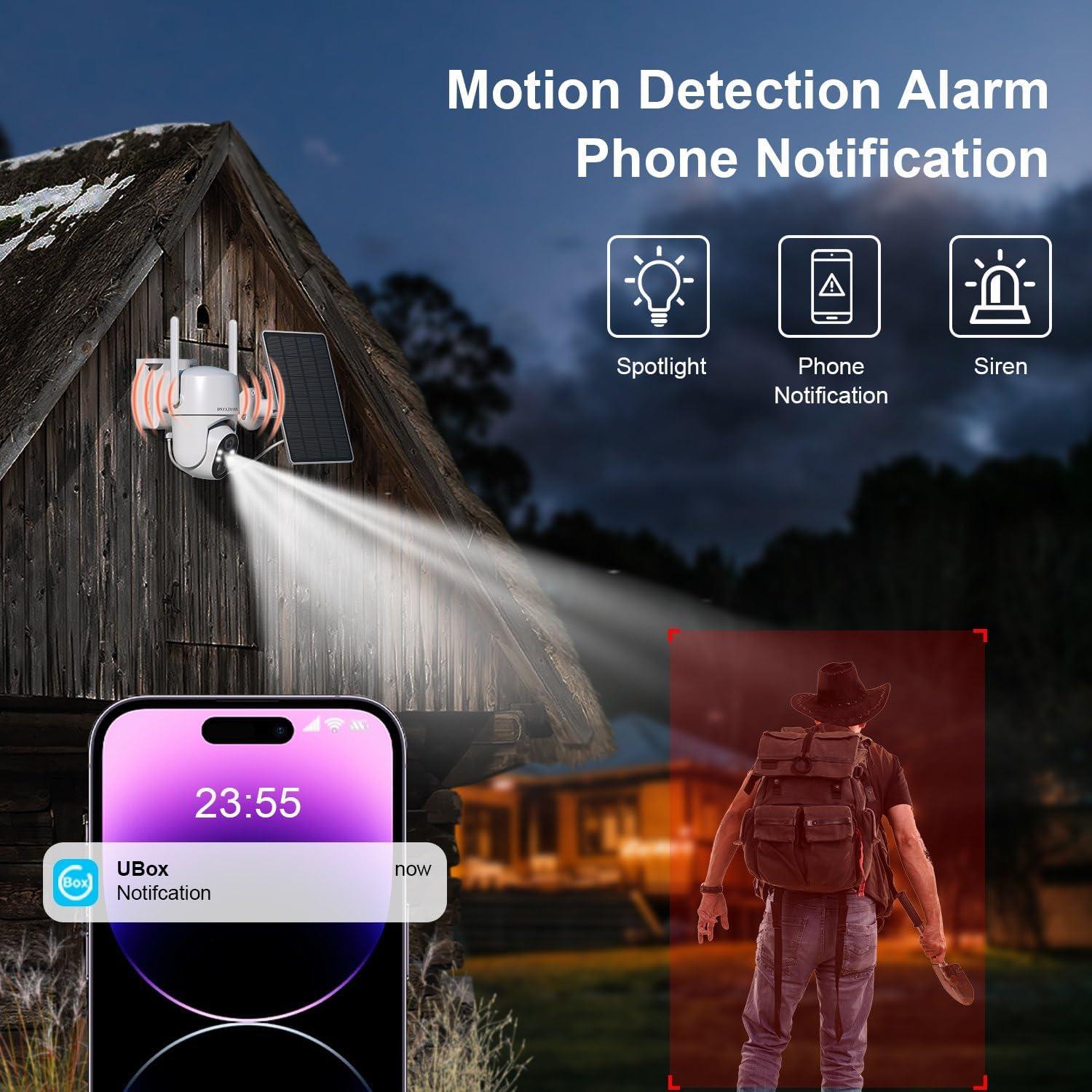 Cámara de Seguridad 4G HOSAFE RBX-S50 Solar 2K HD