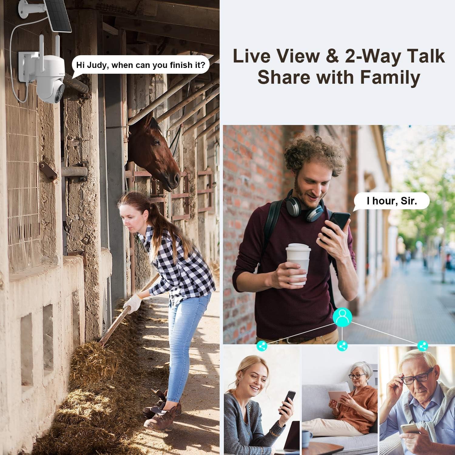 Cámara de Seguridad 4G HOSAFE RBX-S50 Solar 2K HD