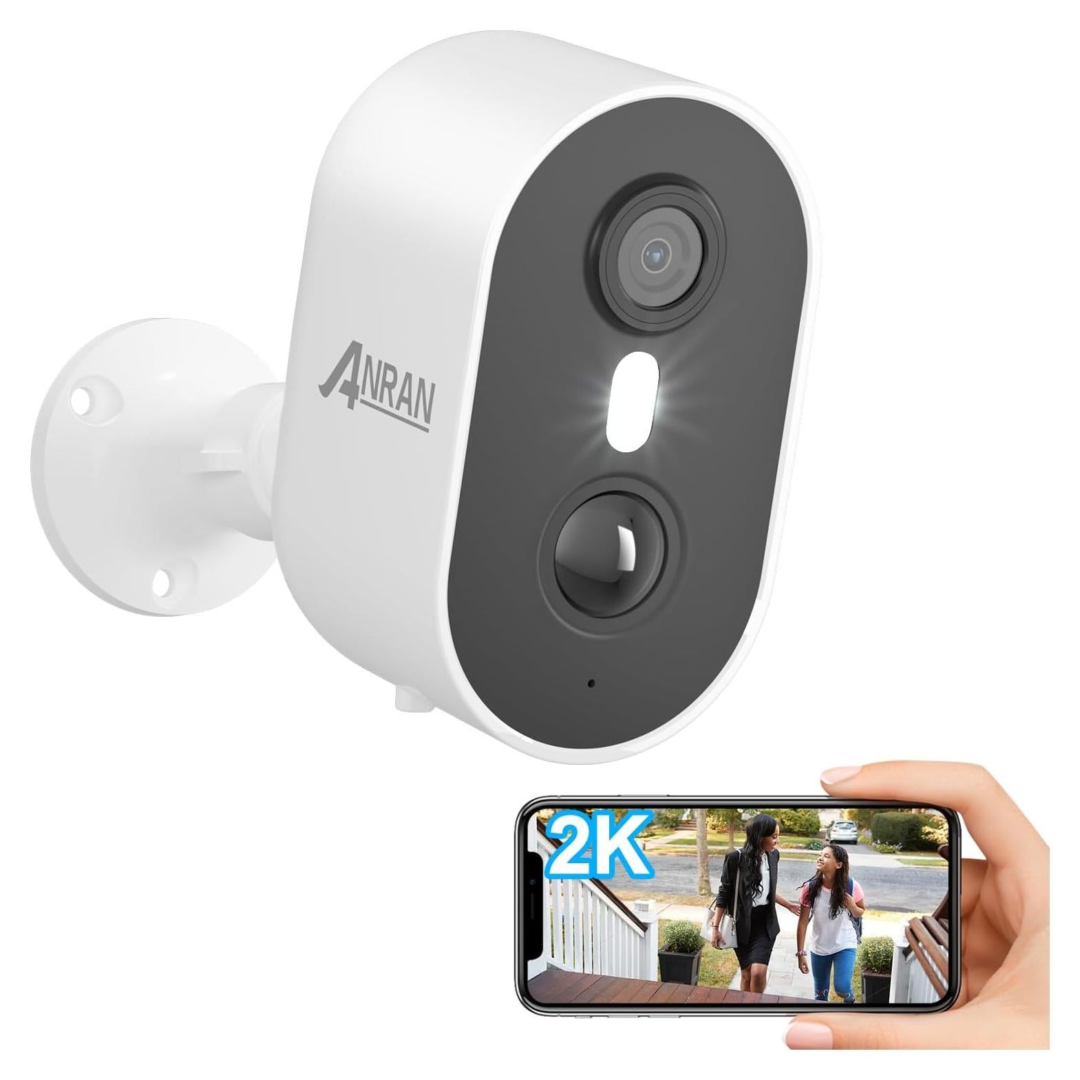 Cámara de Seguridad ANRAN 3MP Inalámbrica IP66 con AI