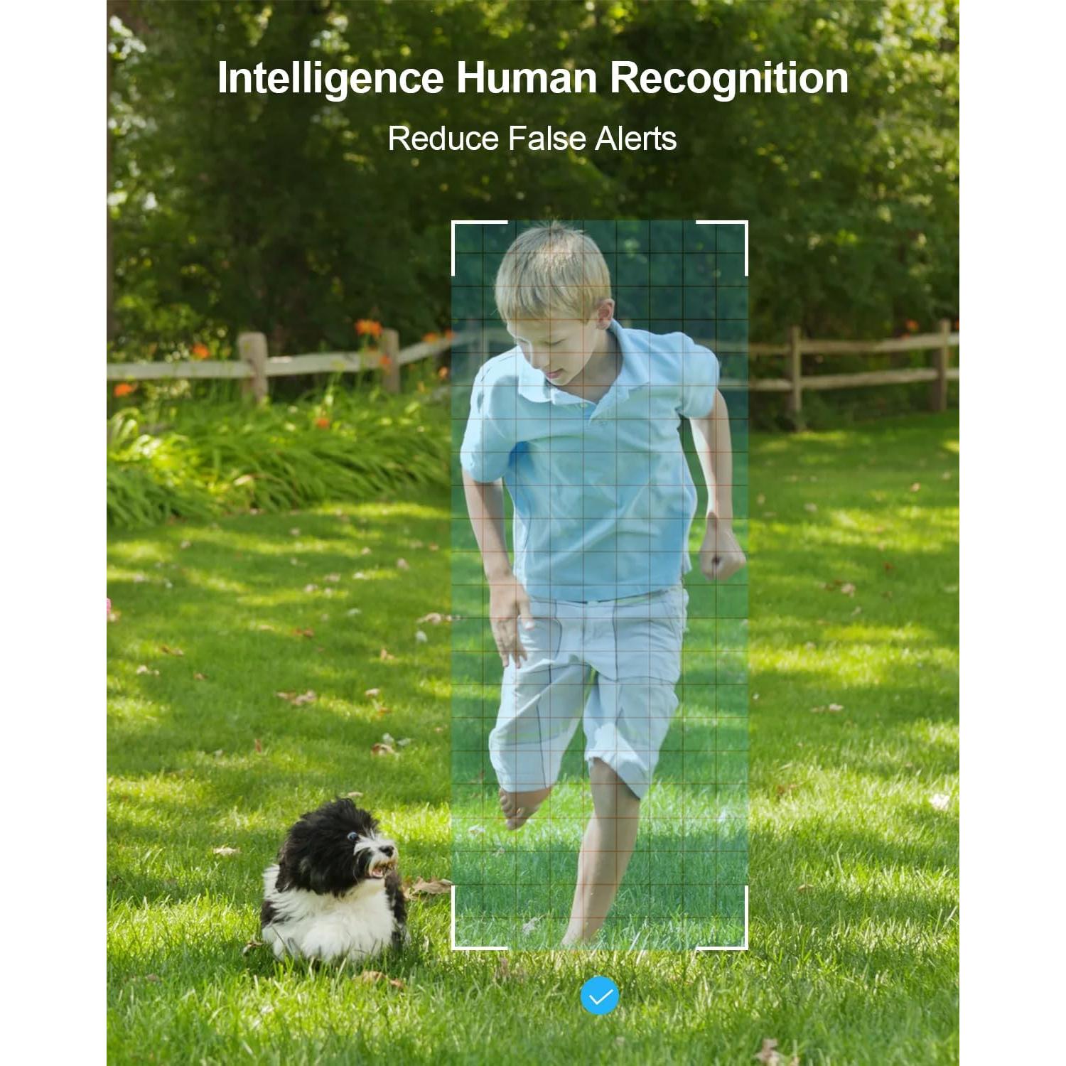 Cámara de Seguridad ANRAN 3MP Inalámbrica IP66 con AI