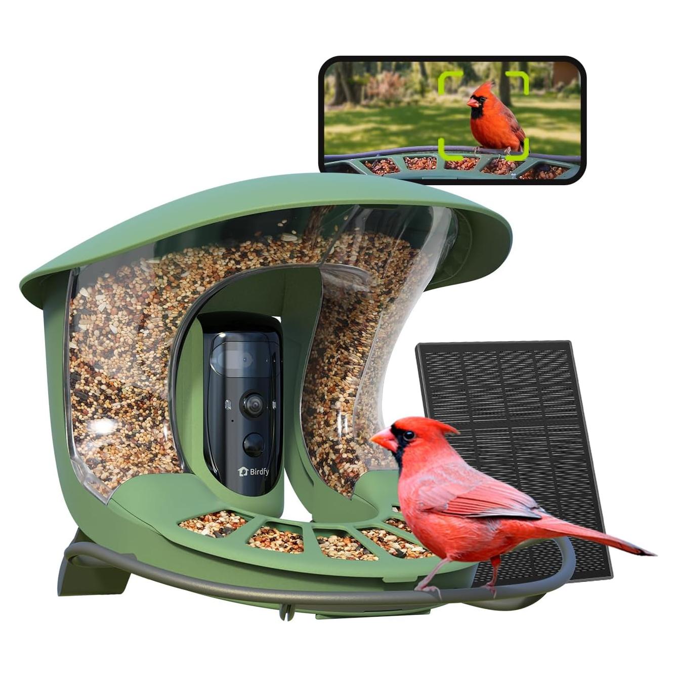 Comedero Inteligente Birdfy 2 con Cámara AI y Solar