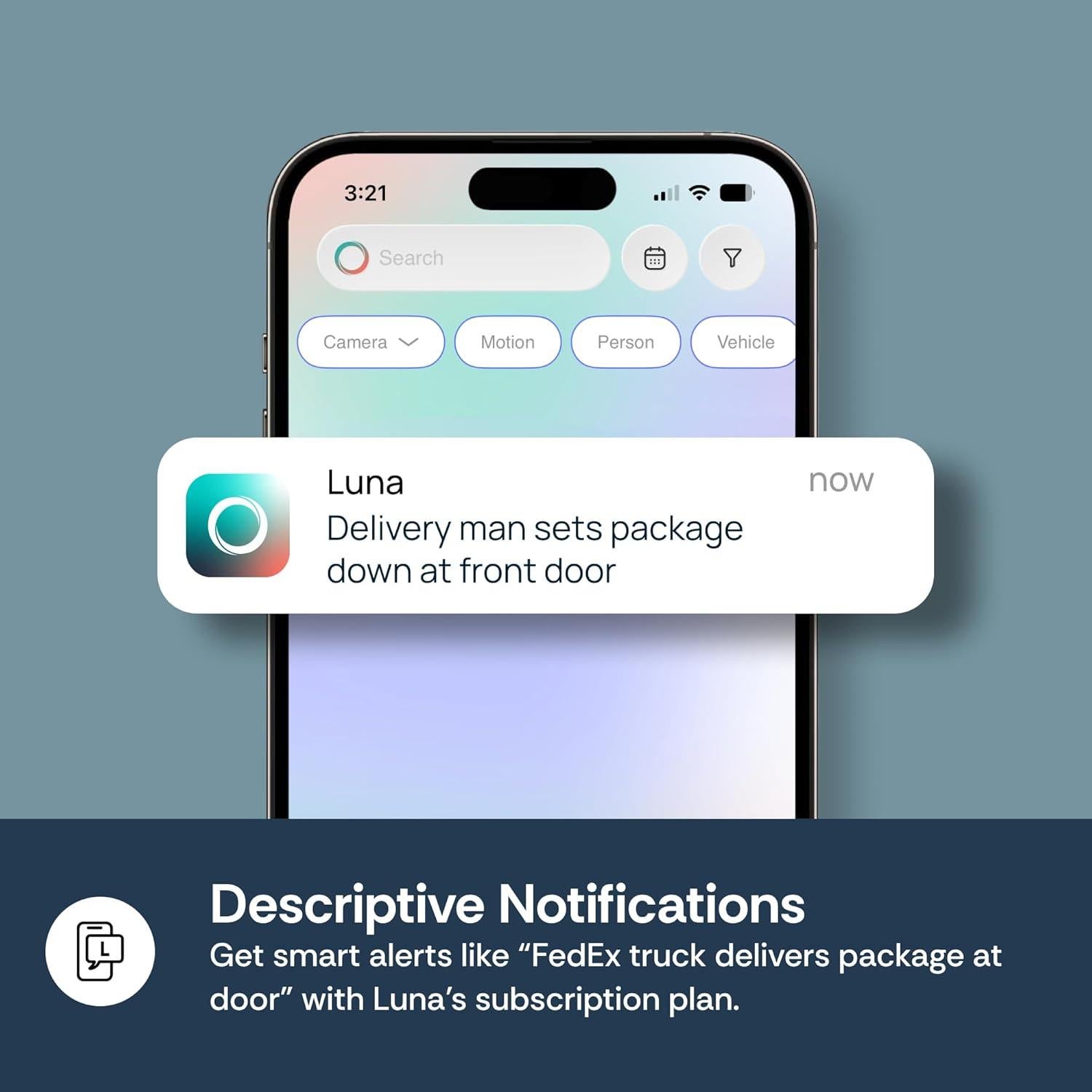 Cámara de Seguridad Bombilla LUNA Z9 360° Wi-Fi Color