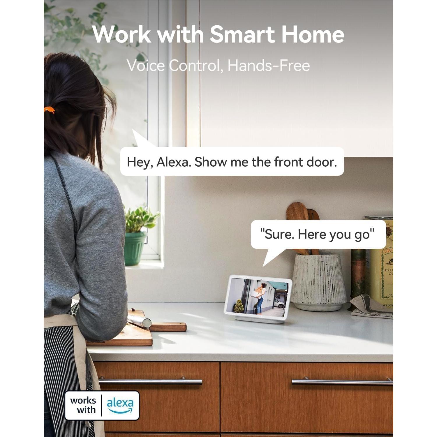 Cámara de Seguridad Inalámbrica LongPlus 2K para Exterior