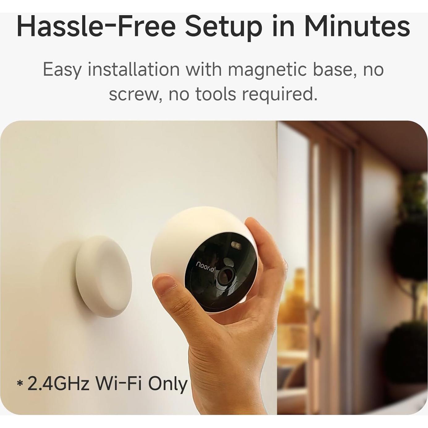 Cámara de Seguridad Inalámbrica Noorio B200-SE 1080P