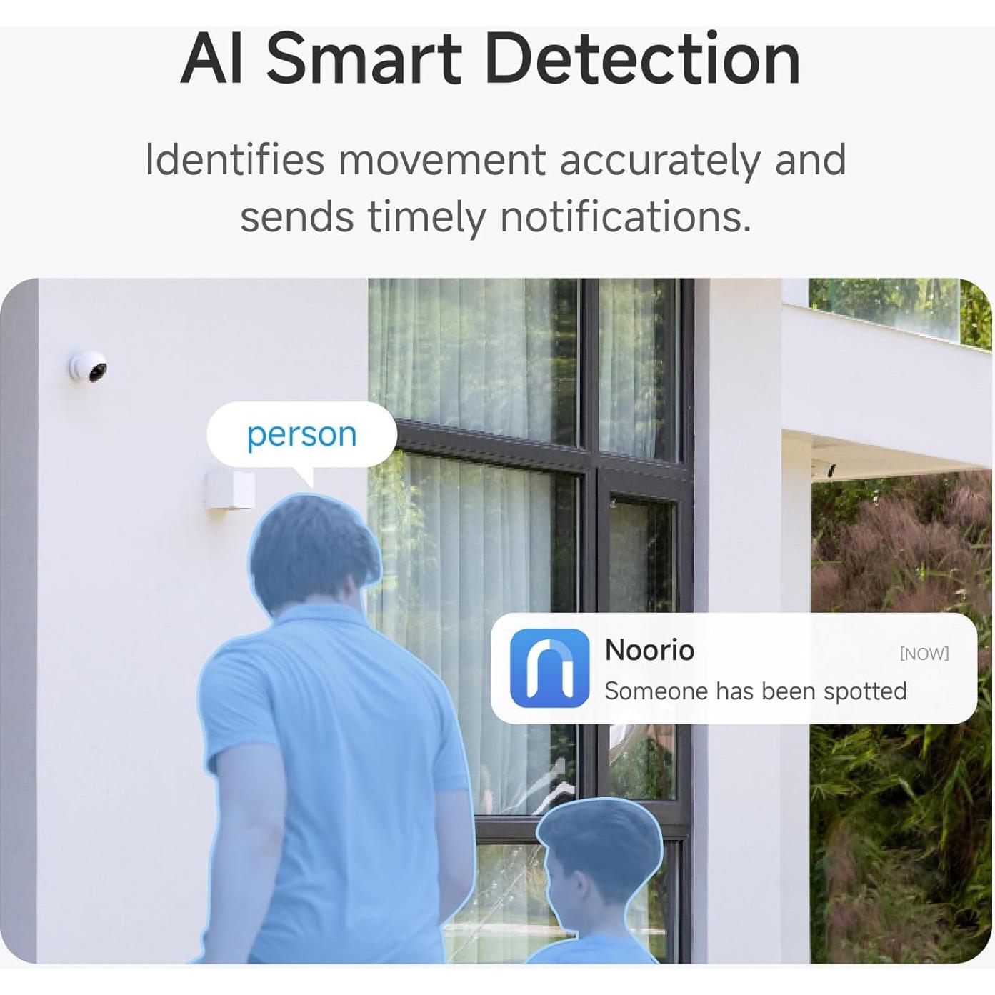 Cámara de Seguridad Inalámbrica Noorio B200-SE 1080P