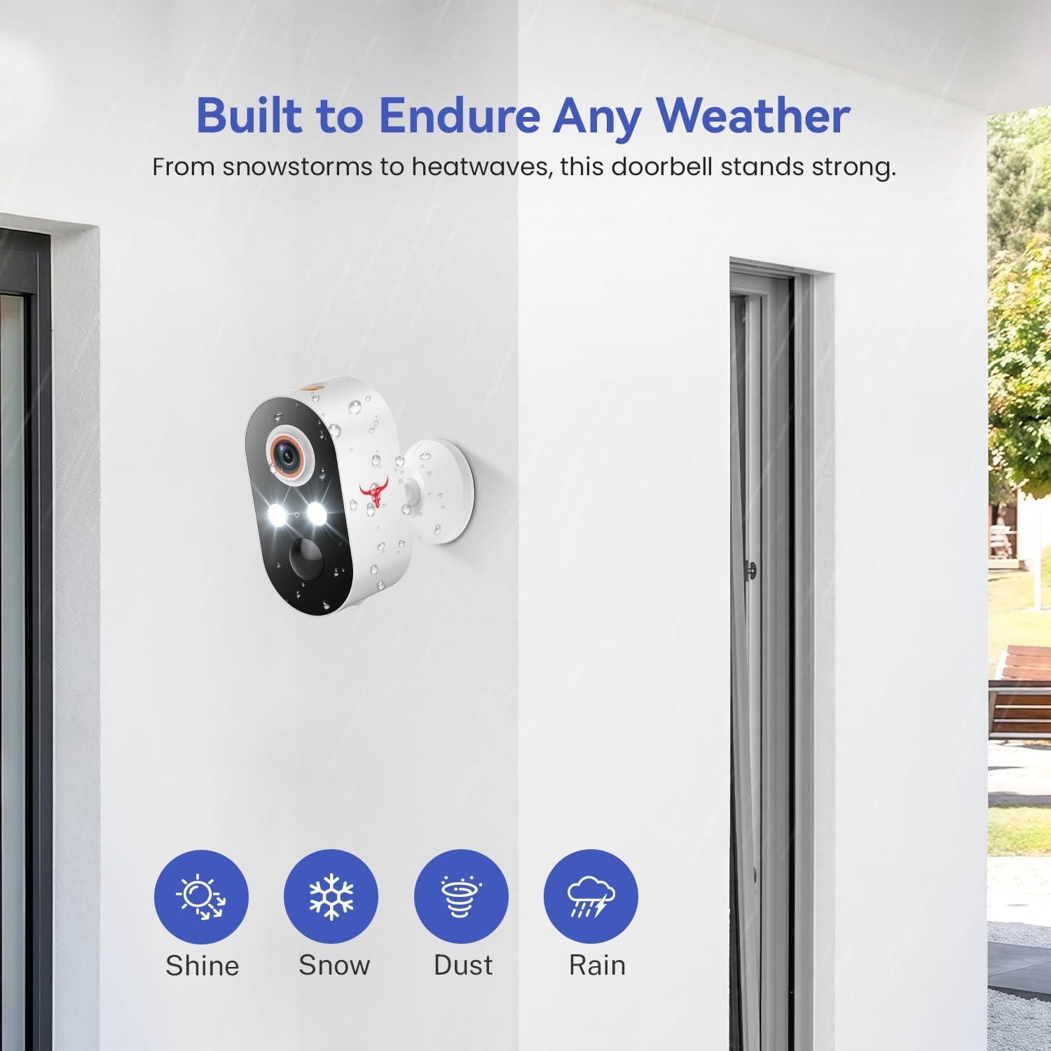 Cámara de Seguridad Inalámbrica 1080p Eken M9 - Paquete de 2