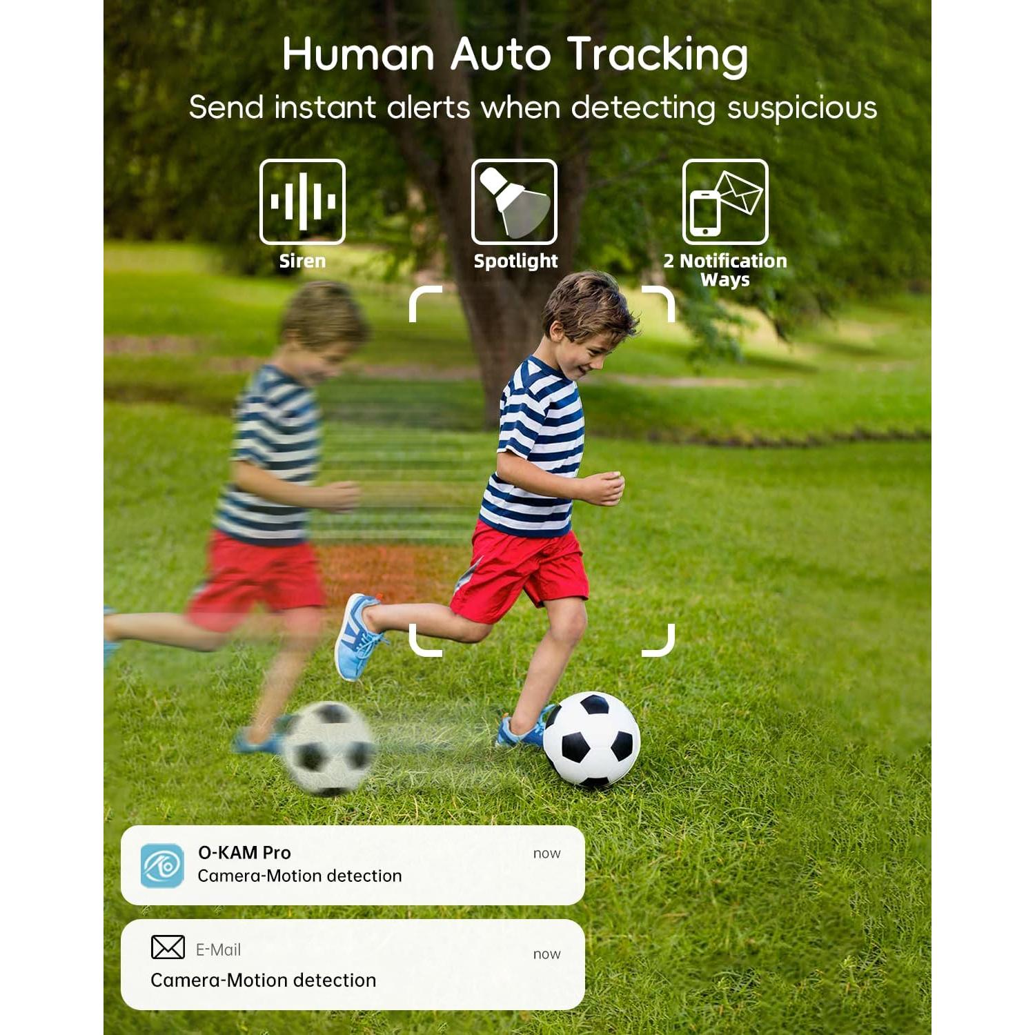 Cámara de Seguridad WiFi 5G Tiejus 2K Exterior IP66