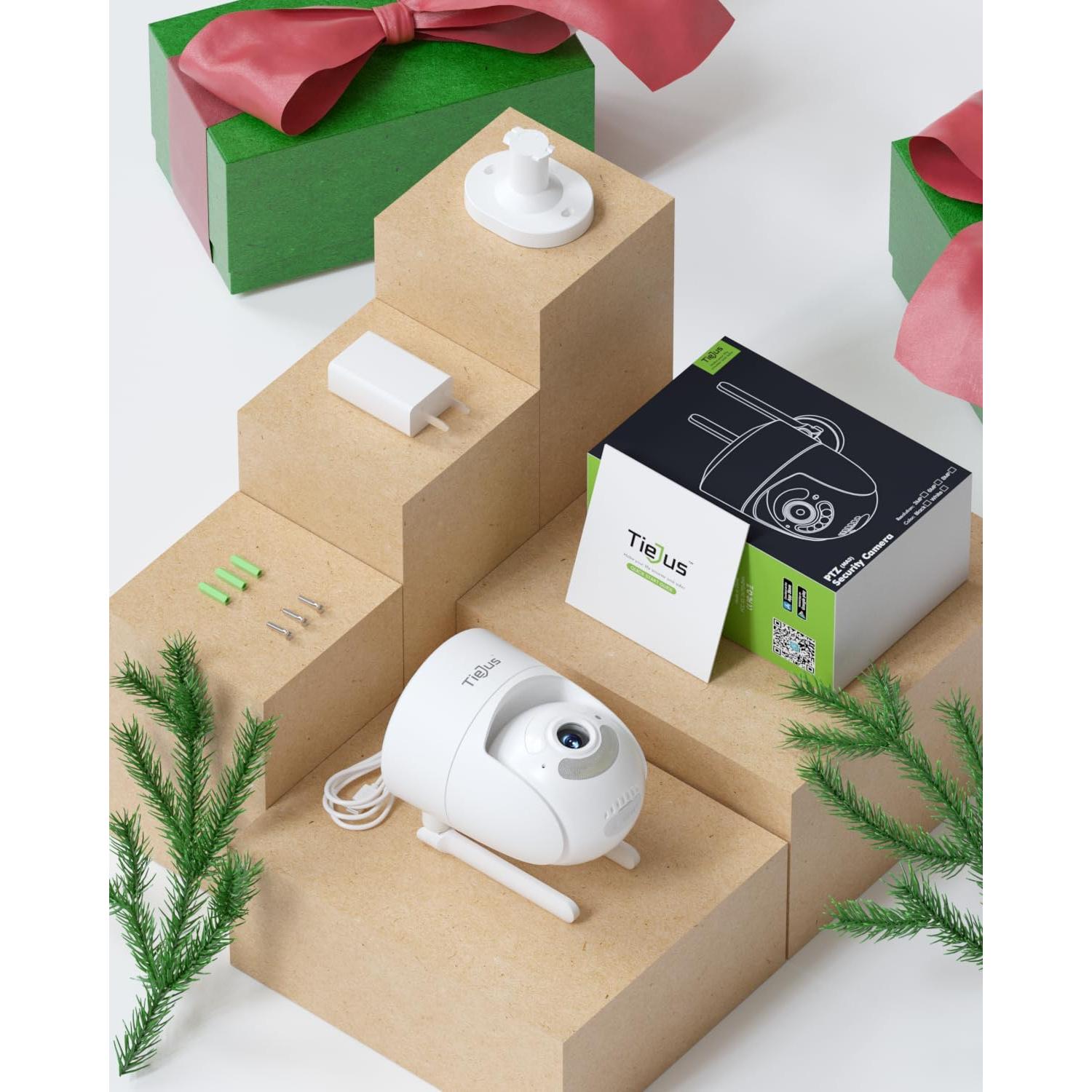 Cámara de Seguridad WiFi 5G Tiejus 2K Exterior IP66