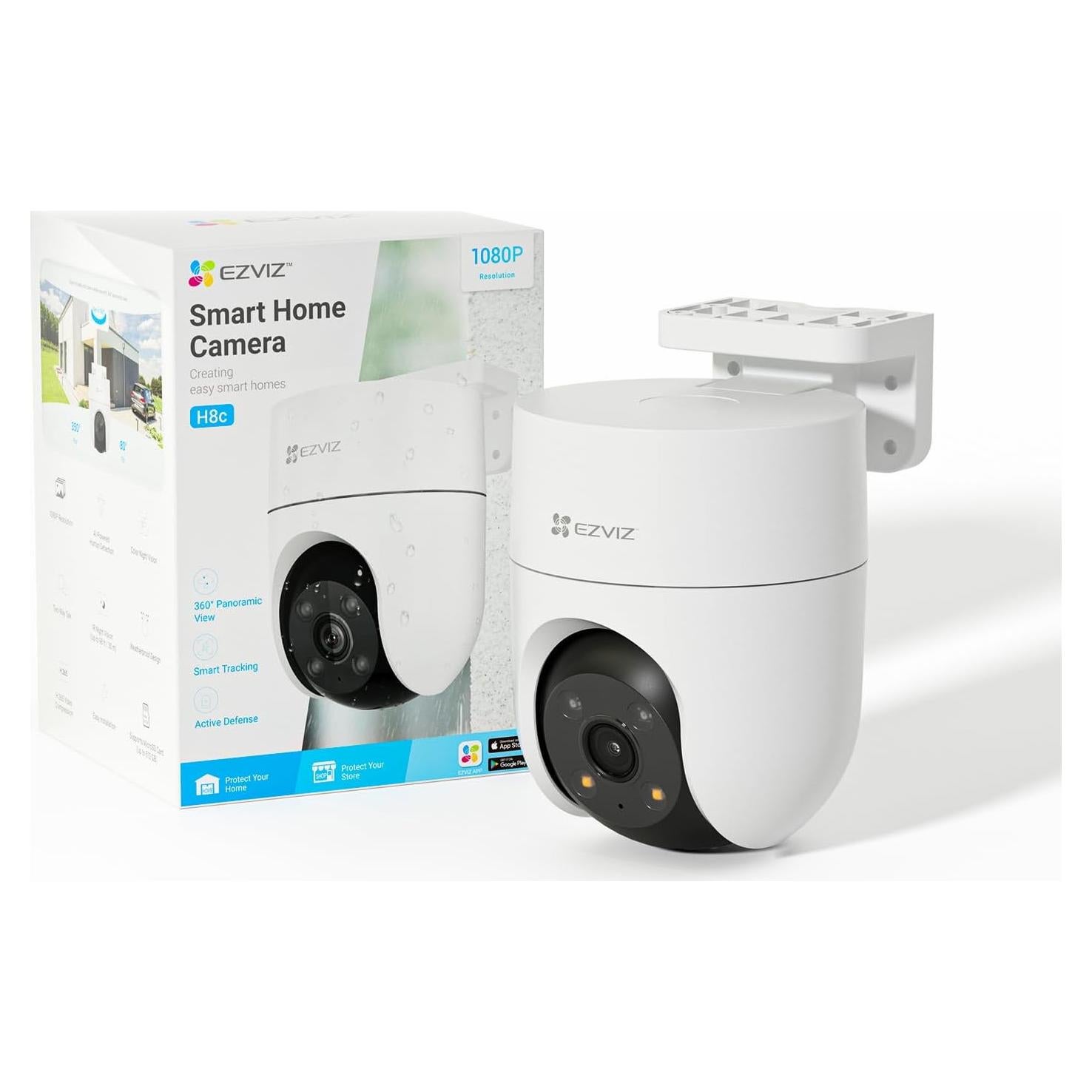 Cámara de Seguridad EZVIZ H8C 2MP 360° WiFi Exterior