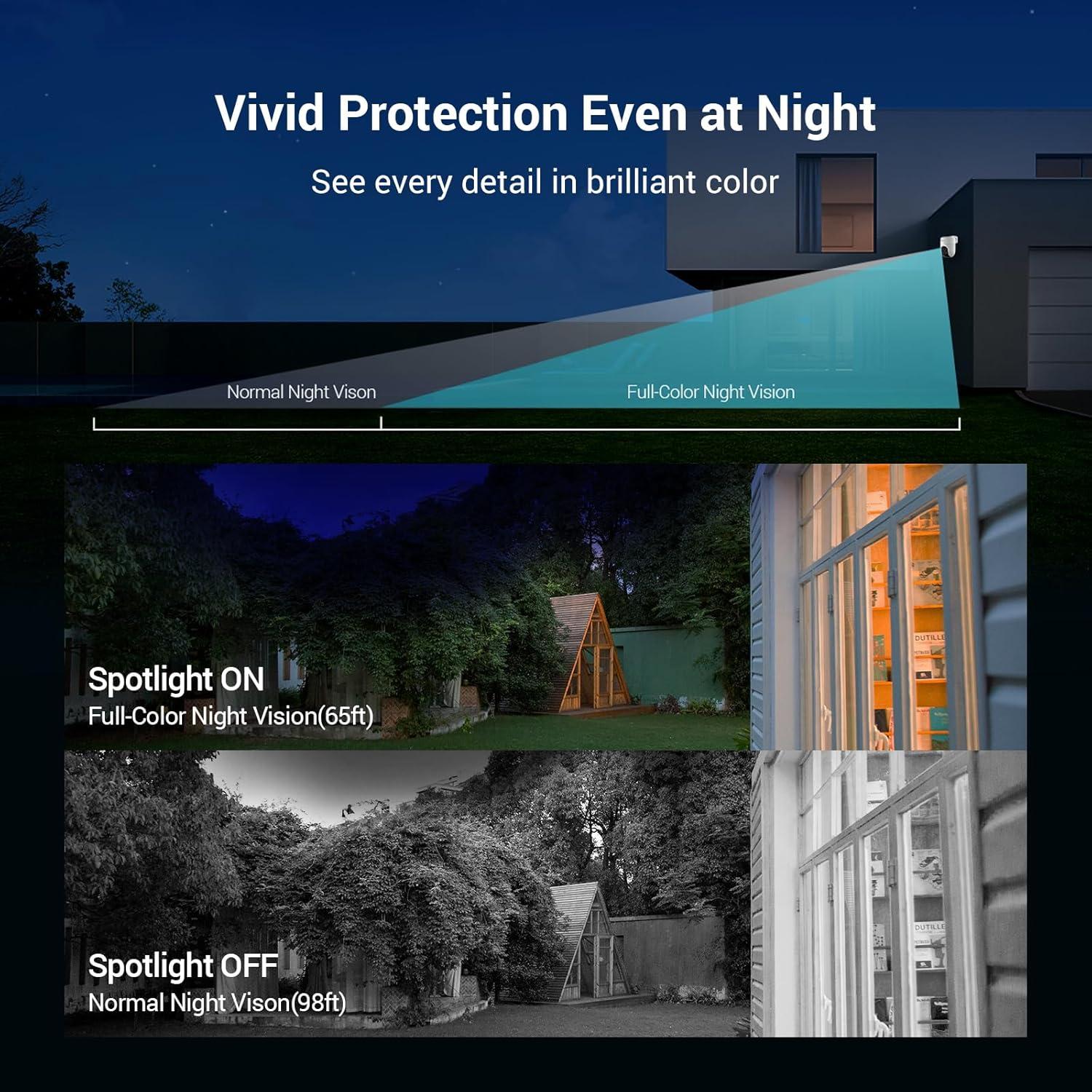 Cámara de Seguridad EZVIZ H8C 2MP 360° WiFi Exterior