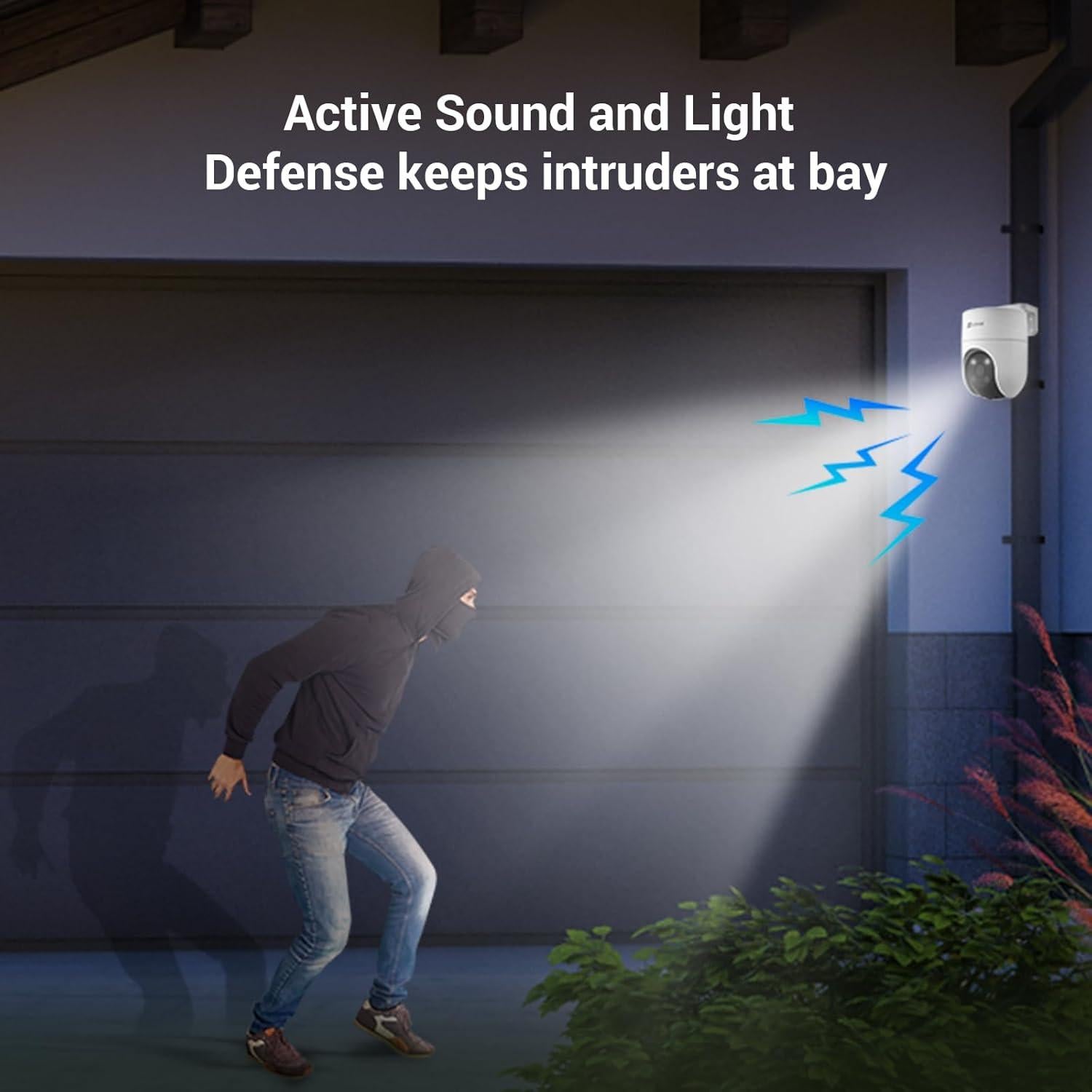 Cámara de Seguridad EZVIZ H8C 2MP 360° WiFi Exterior