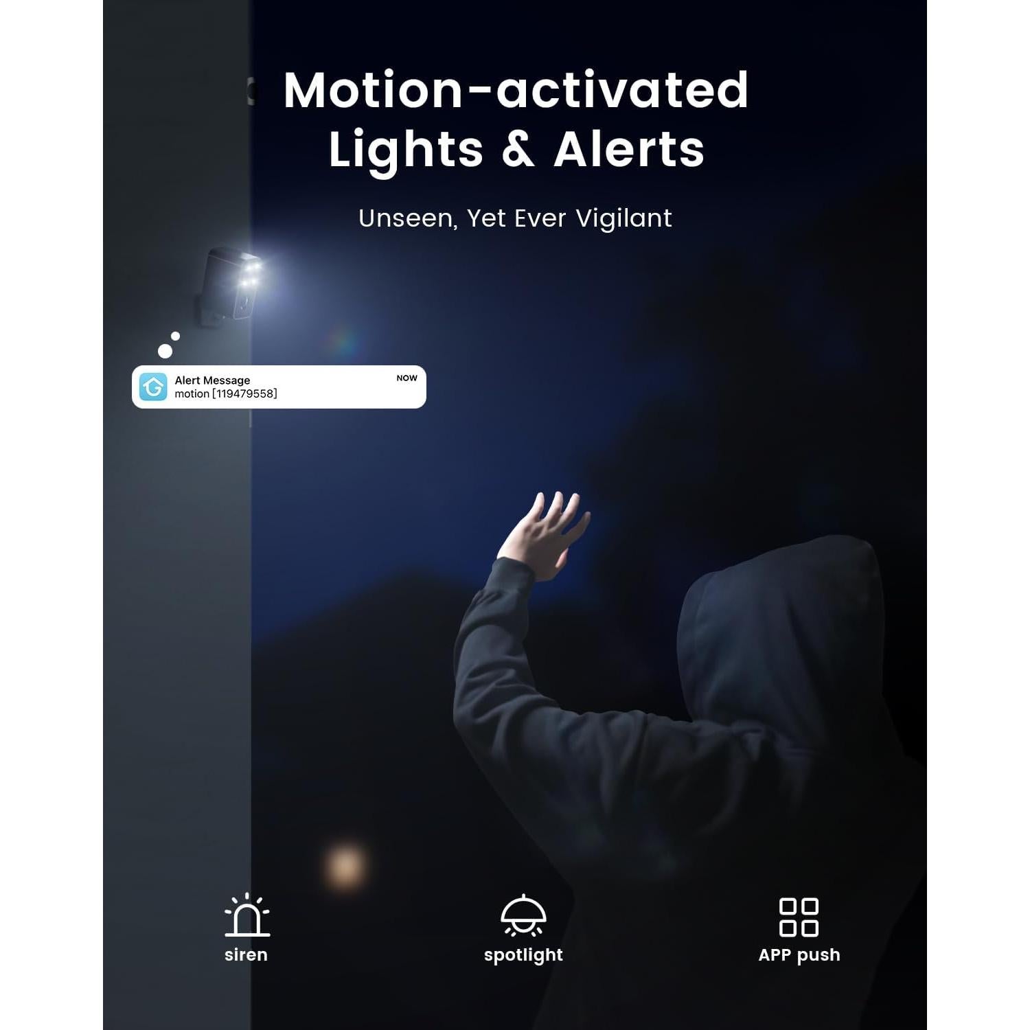 Cámara de Seguridad Inalámbrica ieGeek S3 2K IP65