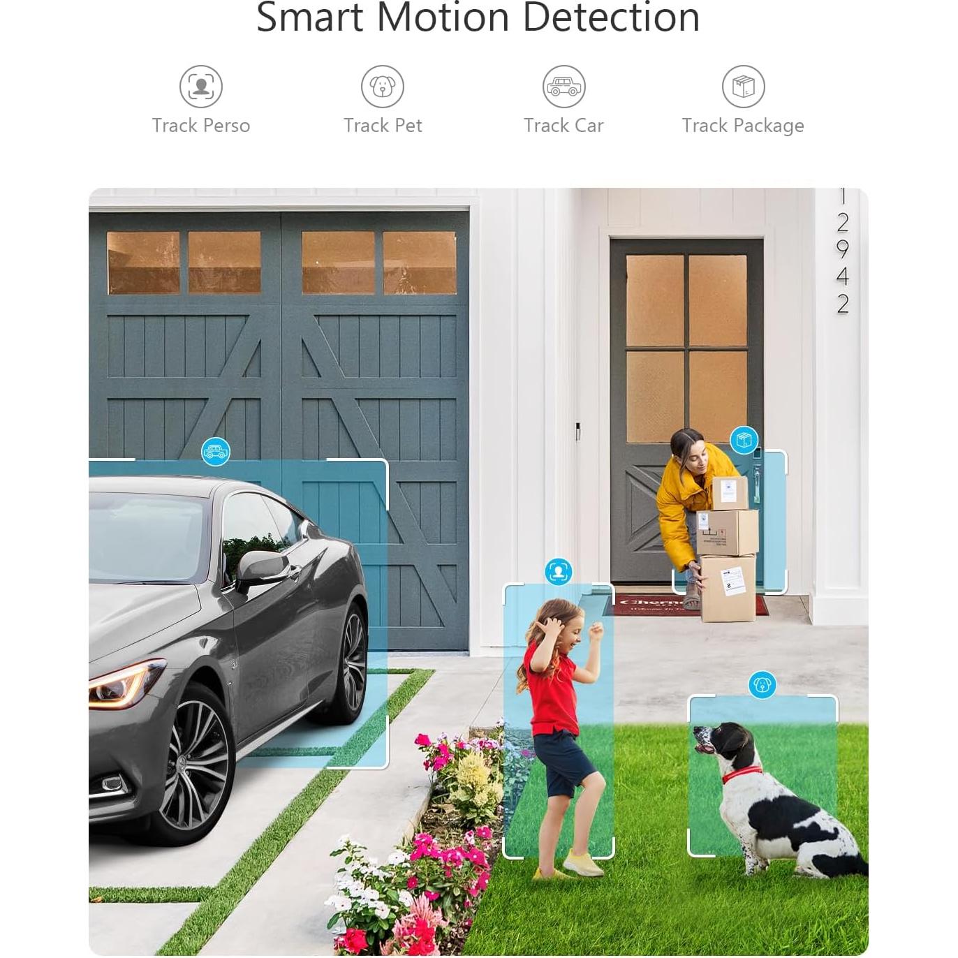 Cámara de Seguridad Inalámbrica Viigytek 2K WiFi Exterior