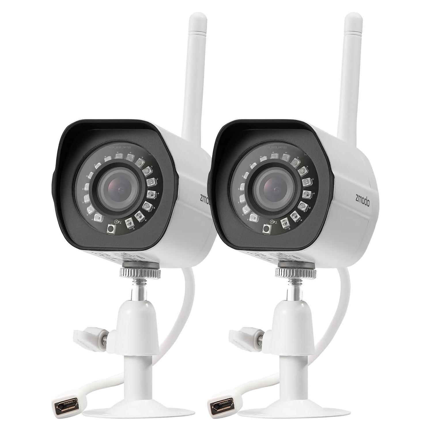 Cámaras de Seguridad Inalámbricas Zmodo 1080p HD Paquete de 2