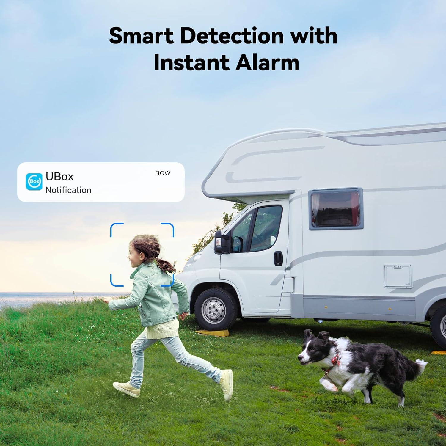 Cámara de Seguridad 4G LTE SEHMUA Doble Lente 2K IP65