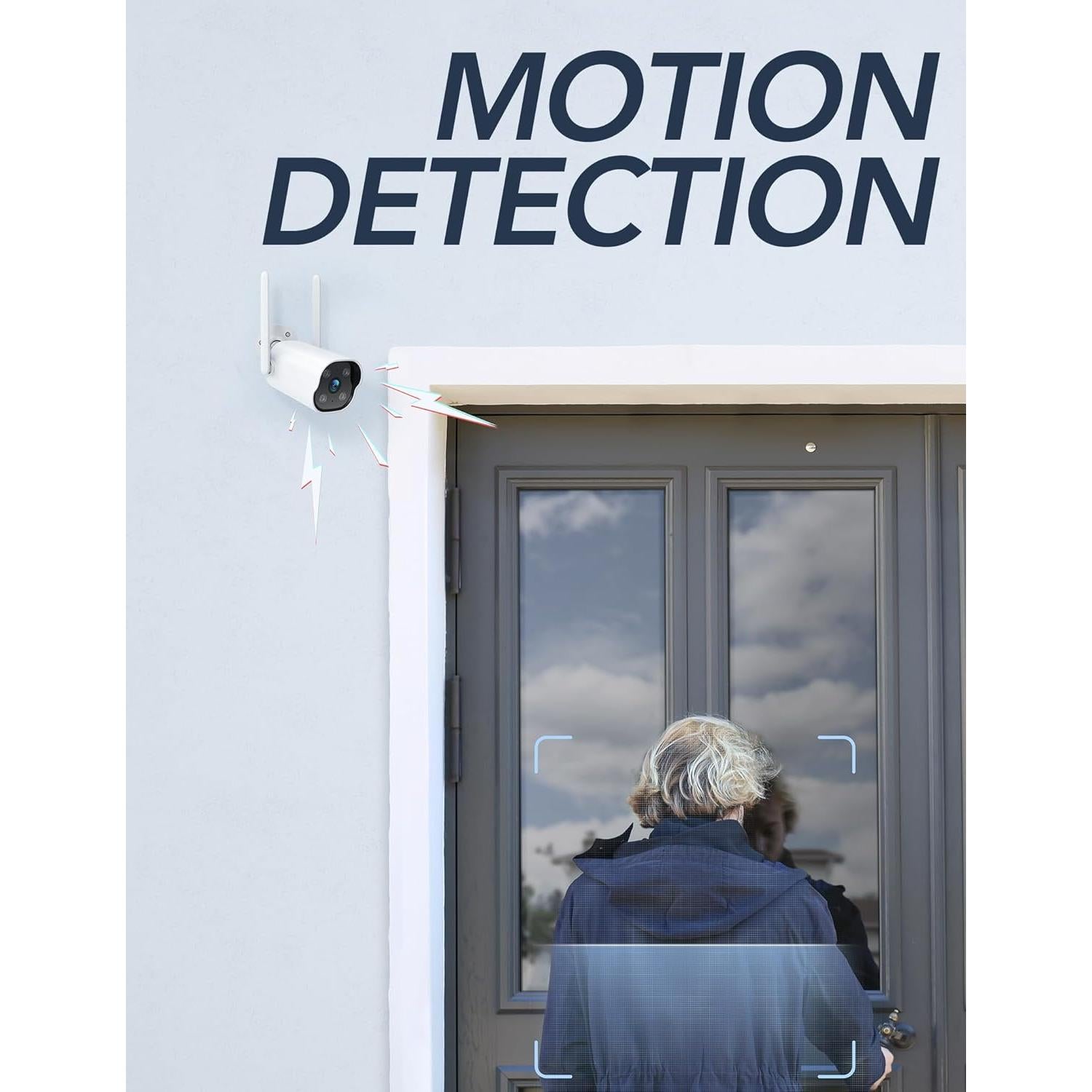 Cámara de Seguridad GNCC GT1PRO 2K Impermeable WiFi