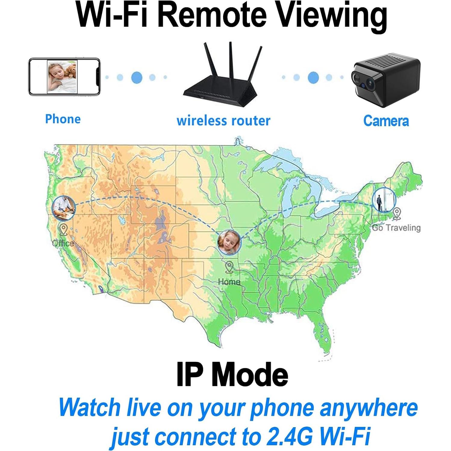 Cámara de Seguridad WKX W-A2 2K con SD 64GB y Batería 100d