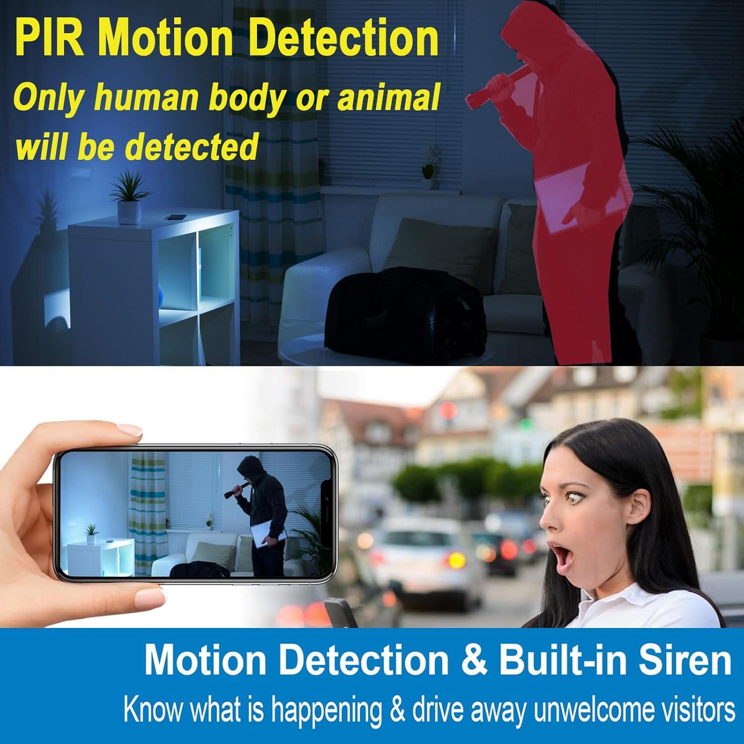 Cámara de Seguridad WKX W-A2 2K con SD 64GB y Batería 100d