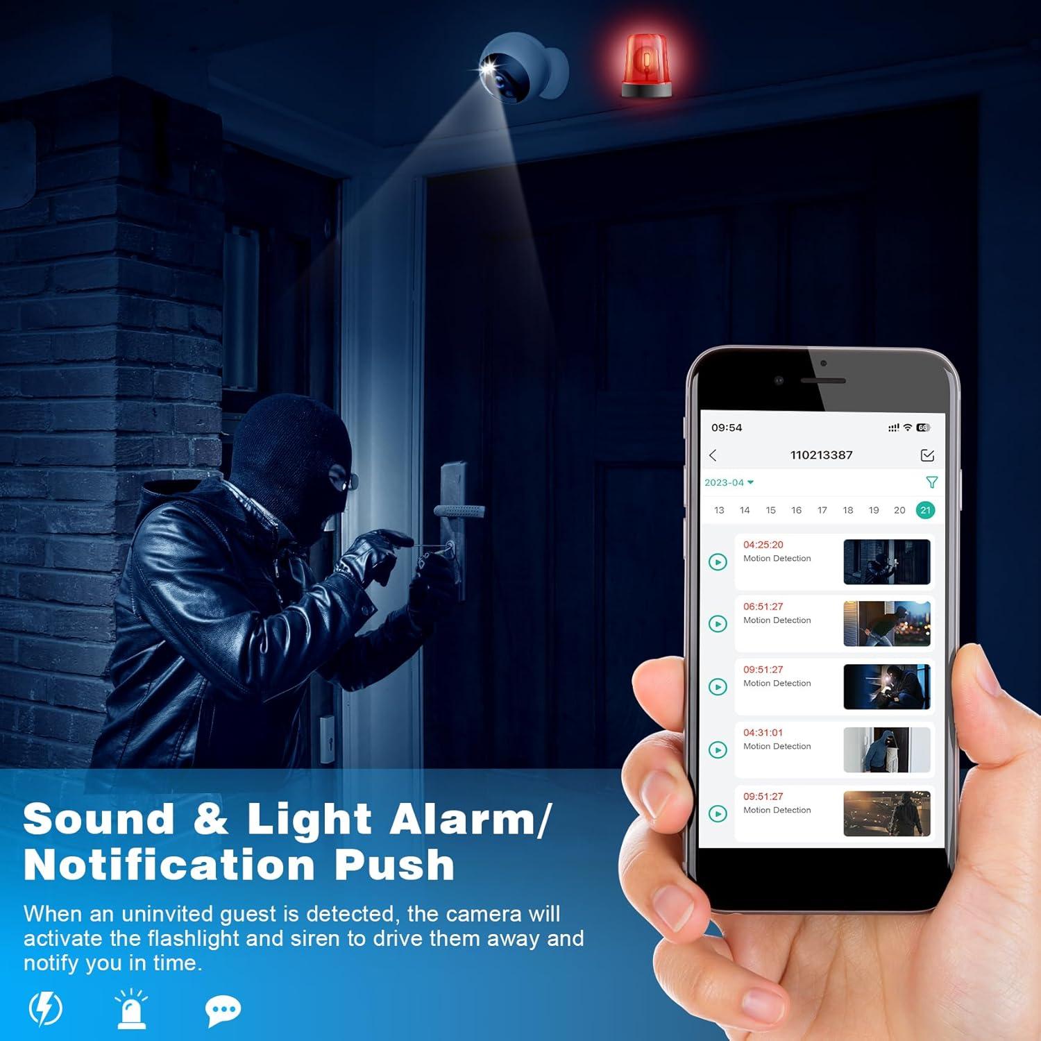 Cámara de Seguridad Inalámbrica LITYMOL CG9 2K 32GB AI