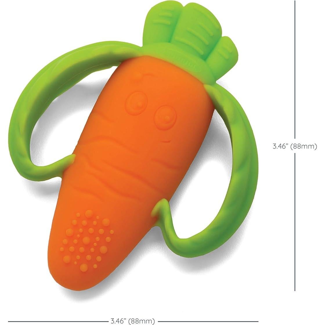 Mordedor de Silicona Infantino Zanahoria 0+ Meses BPA Free