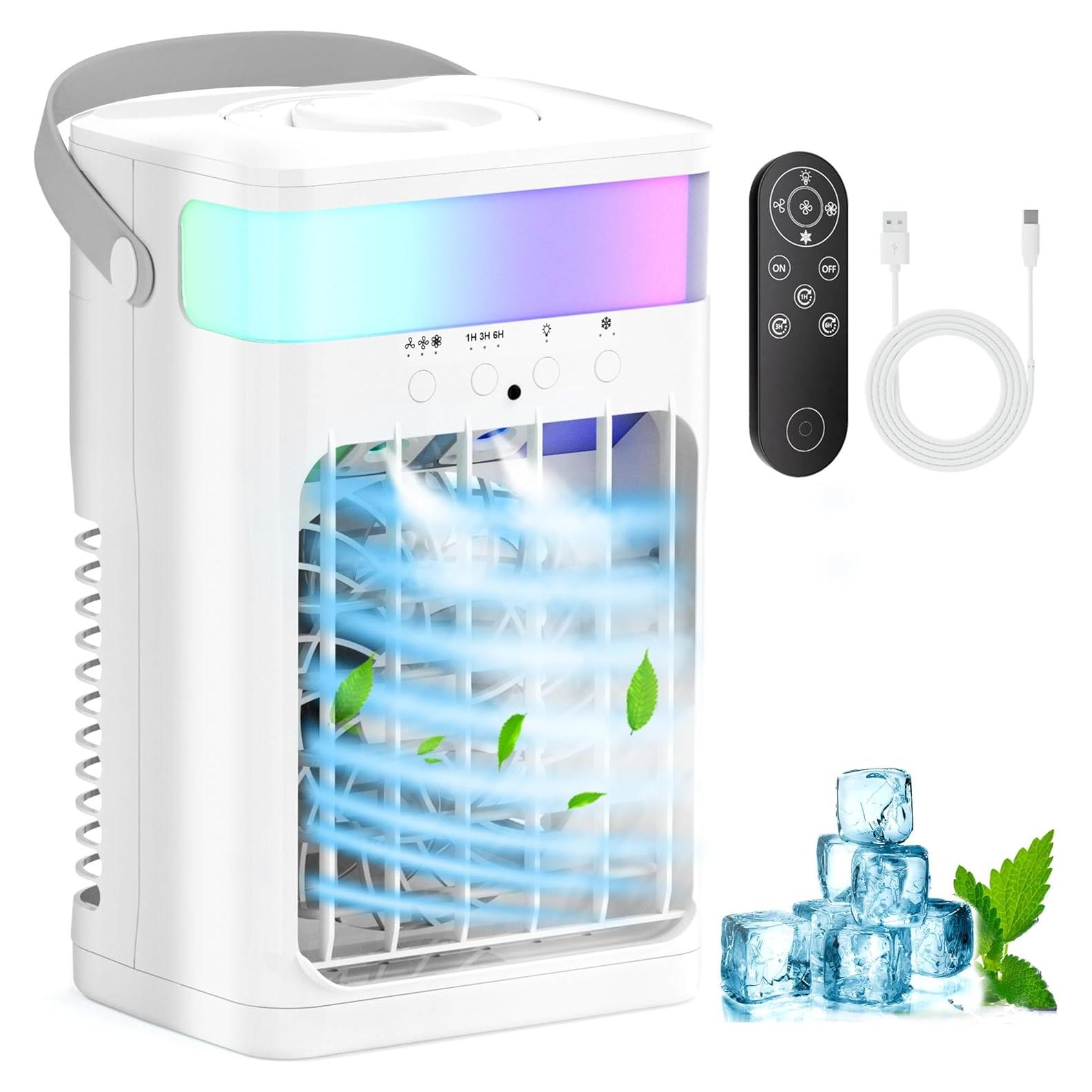 Acondicionador de Aire Portátil NPOCLK ZF06 1500ML 3 Velocidades