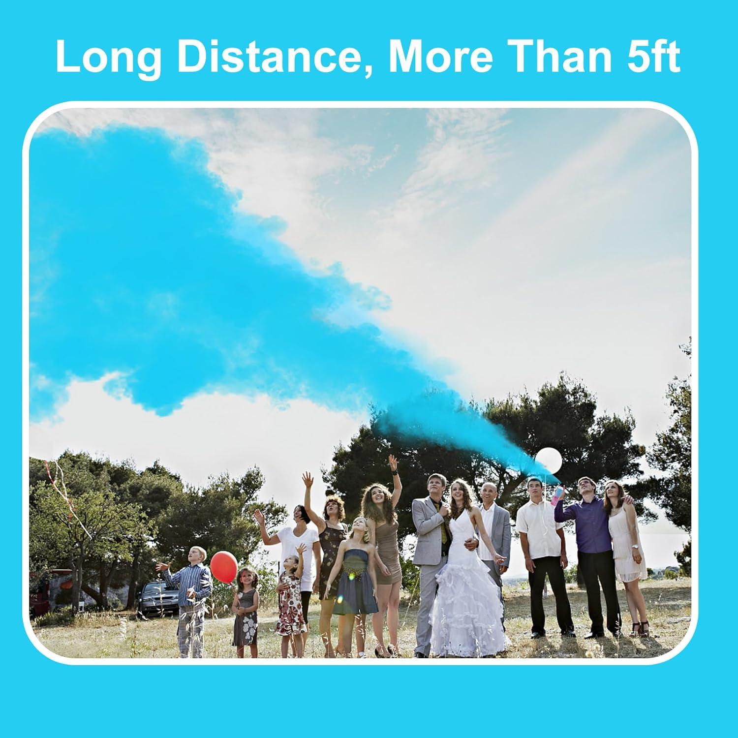 Extintor de Revelación de Género Merear 4 Paquetes Azul