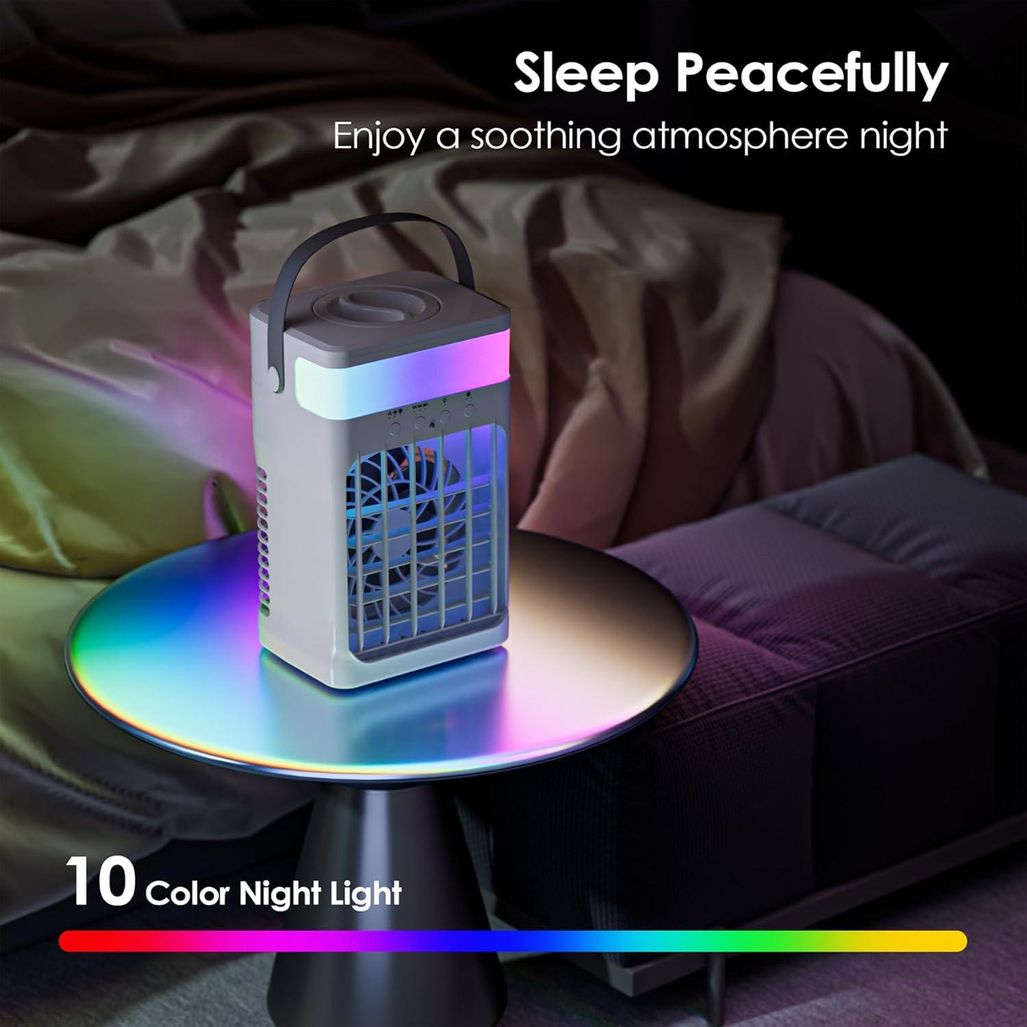 Aire Acondicionado Portátil Fioge ZF06 4 en 1 1500ML Control Remoto