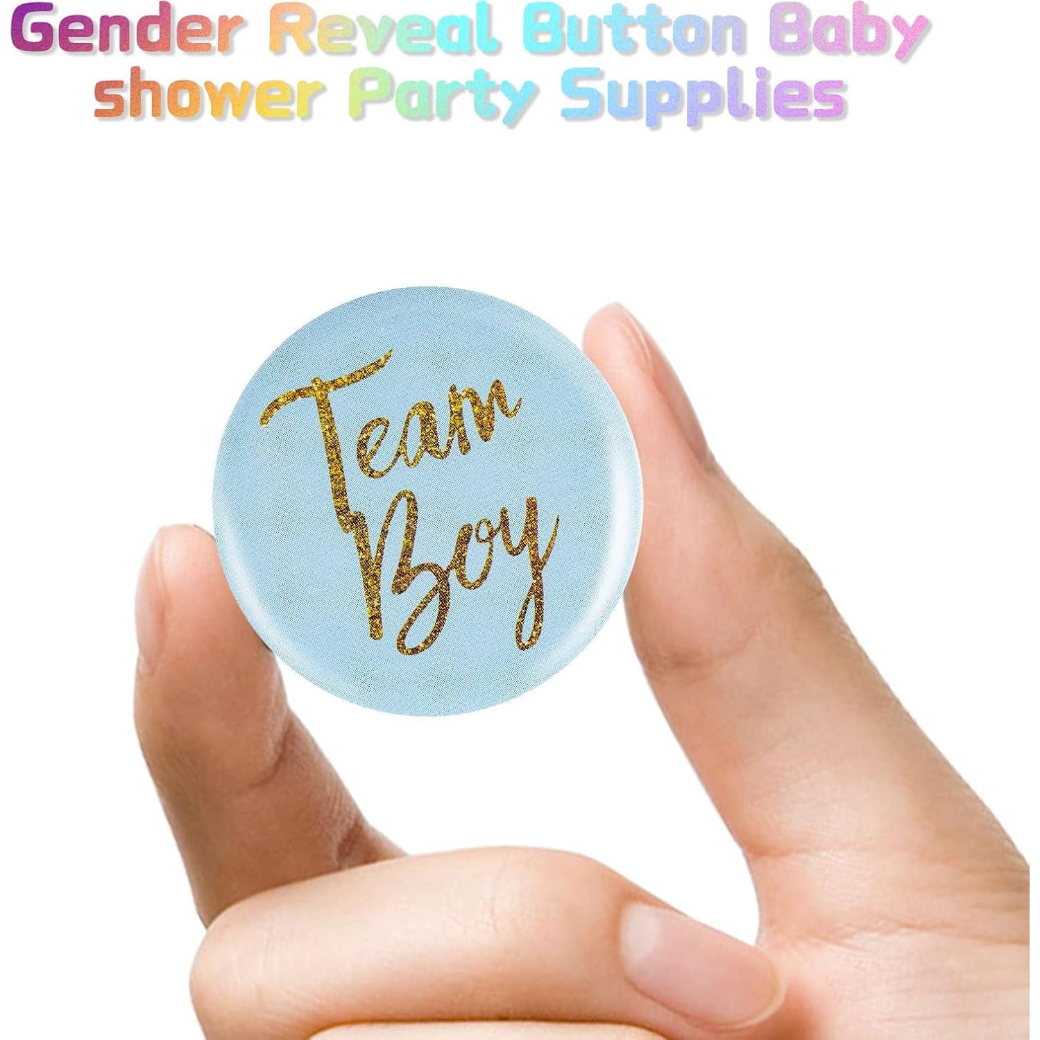 Pins de Botón Revelación de Género 30 Pcs - Gentlife