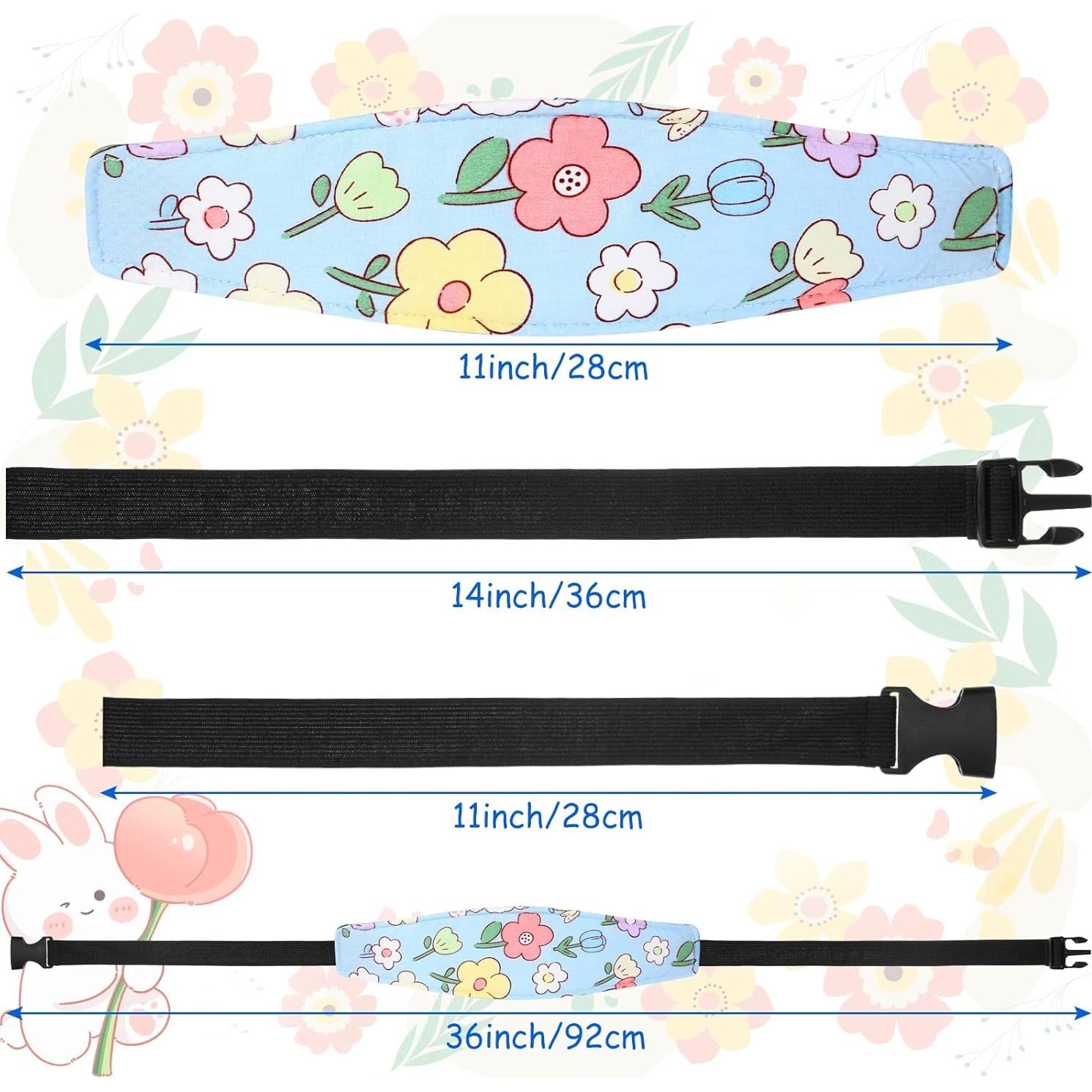 Hestya Almohadas de Cabeza para Silla de Auto Bebé 2 Piezas