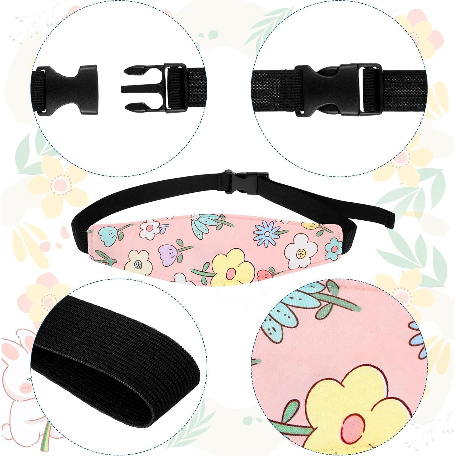 Hestya Almohadas de Cabeza para Silla de Auto Bebé 2 Piezas