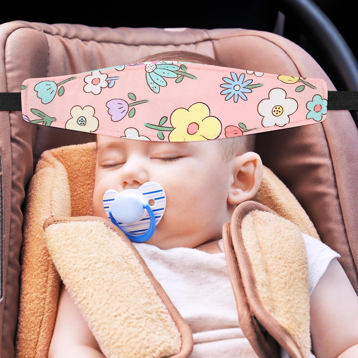 Hestya Almohadas de Cabeza para Silla de Auto Bebé 2 Piezas