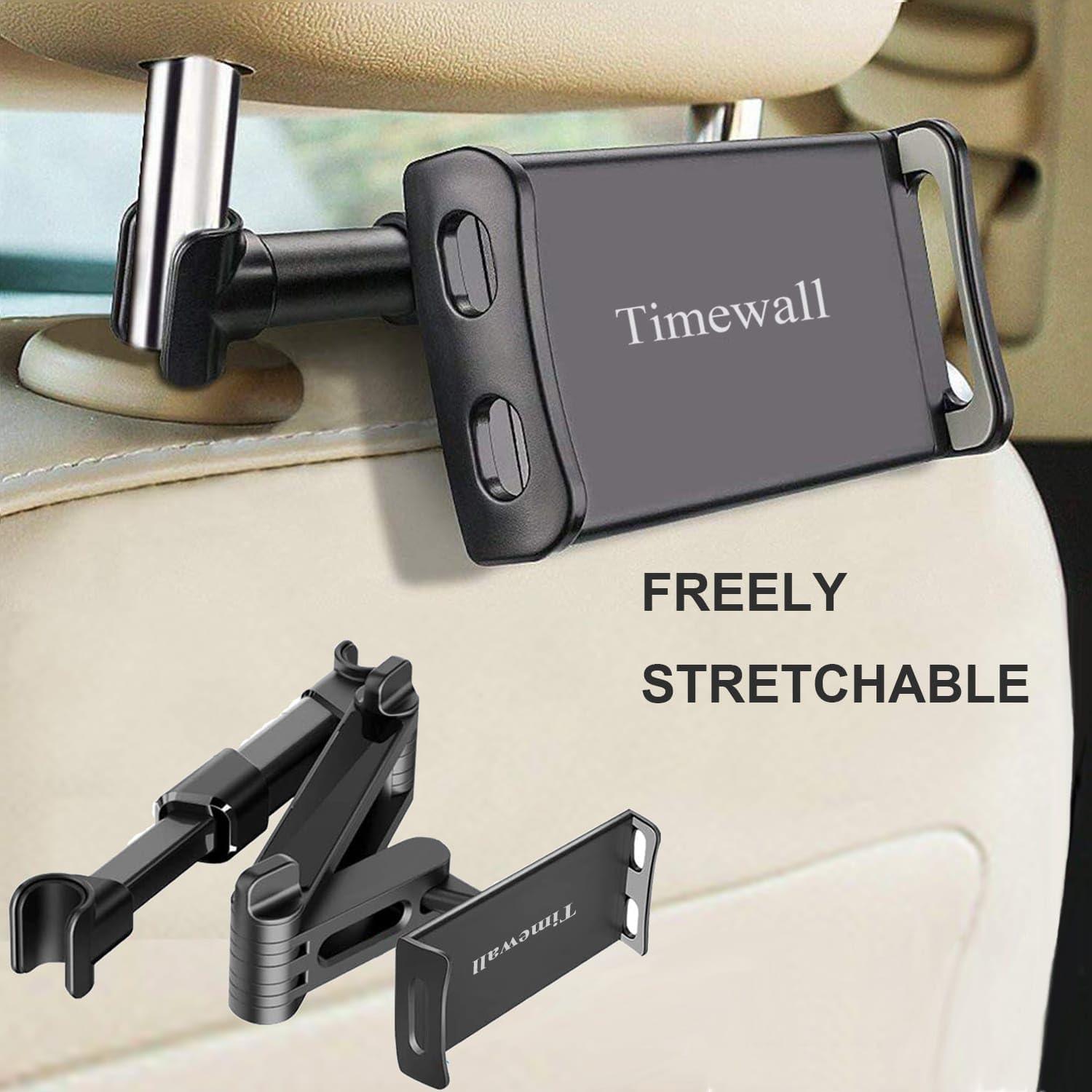 Soporte para Tableta en Reposacabezas Auto Timewall Negro