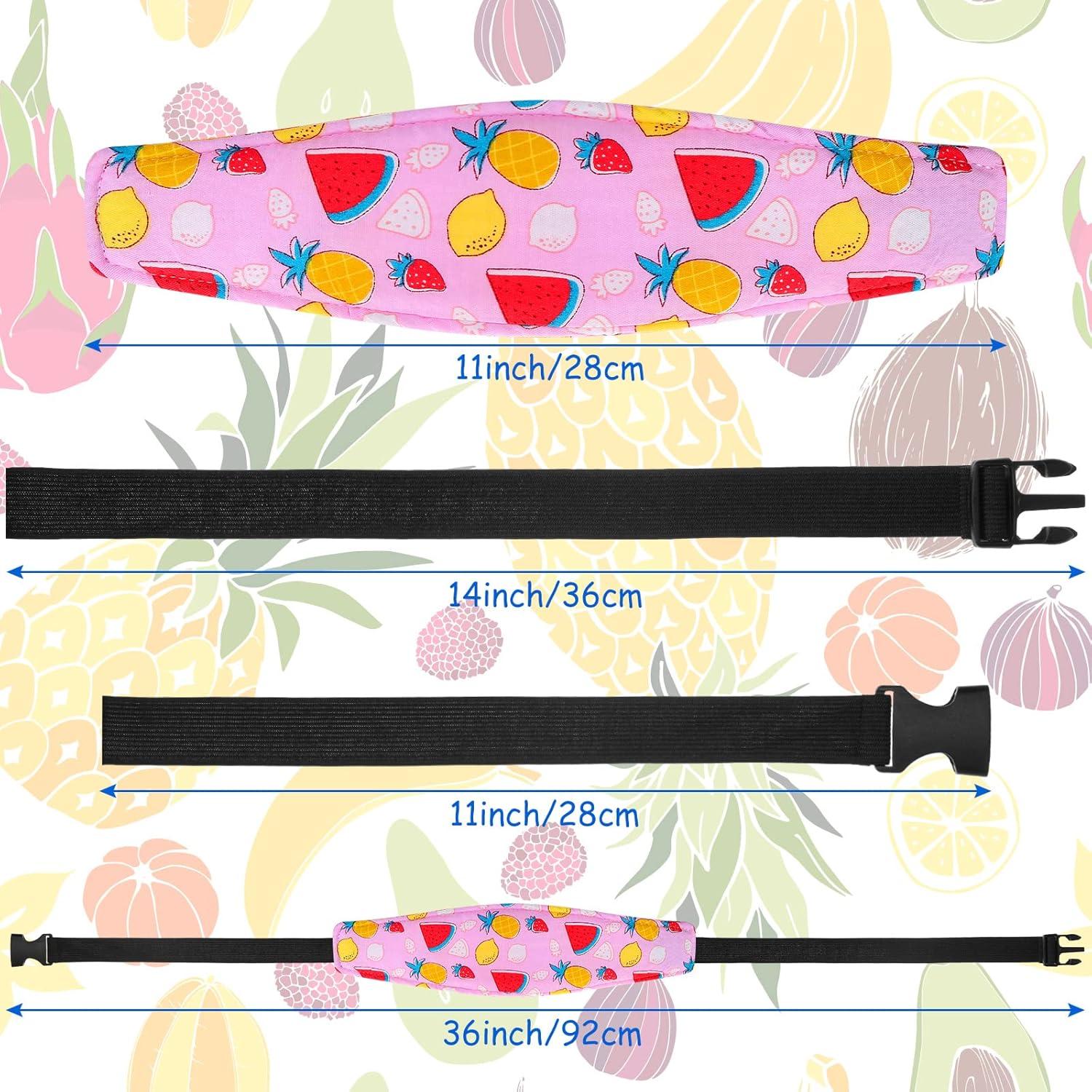 HESTYA Soporte de Cabeza para Bebé 2 Piezas Fruta