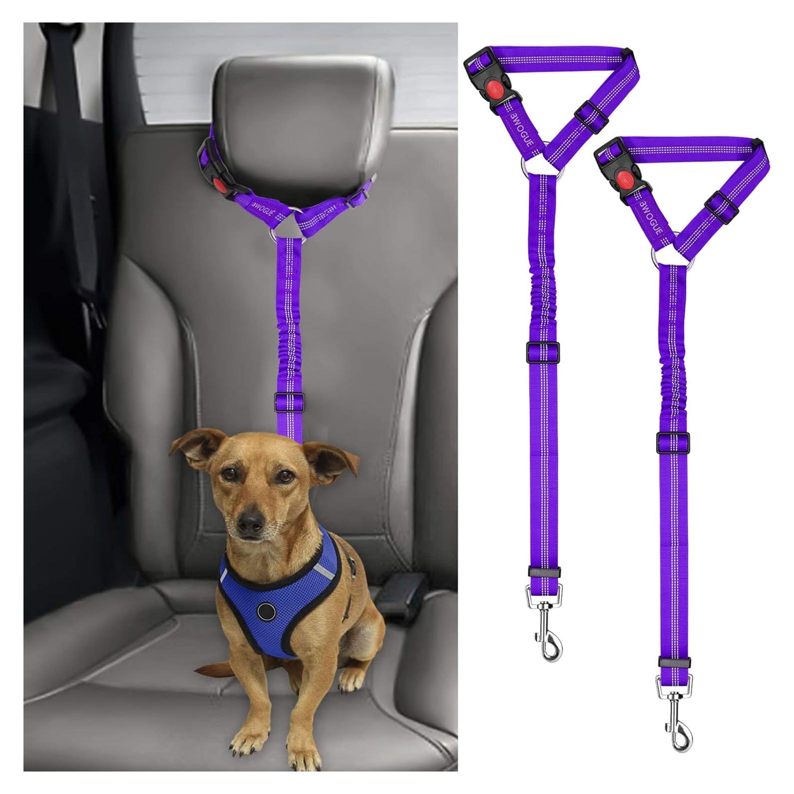 Correa de Seguridad para Perros y Gatos BWOGUE Ajustable 48-80 cm