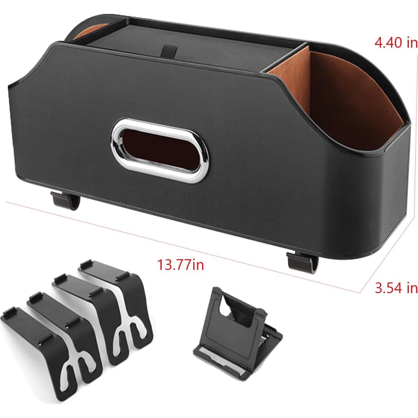 Organizador de Asiento Trasero de Coche WedFeir Negro