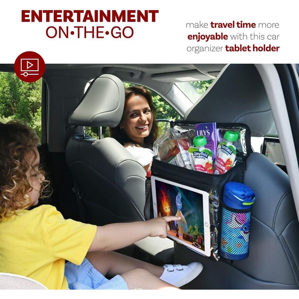 Organizador de respaldo de asiento Lebogner con soporte para tabletas