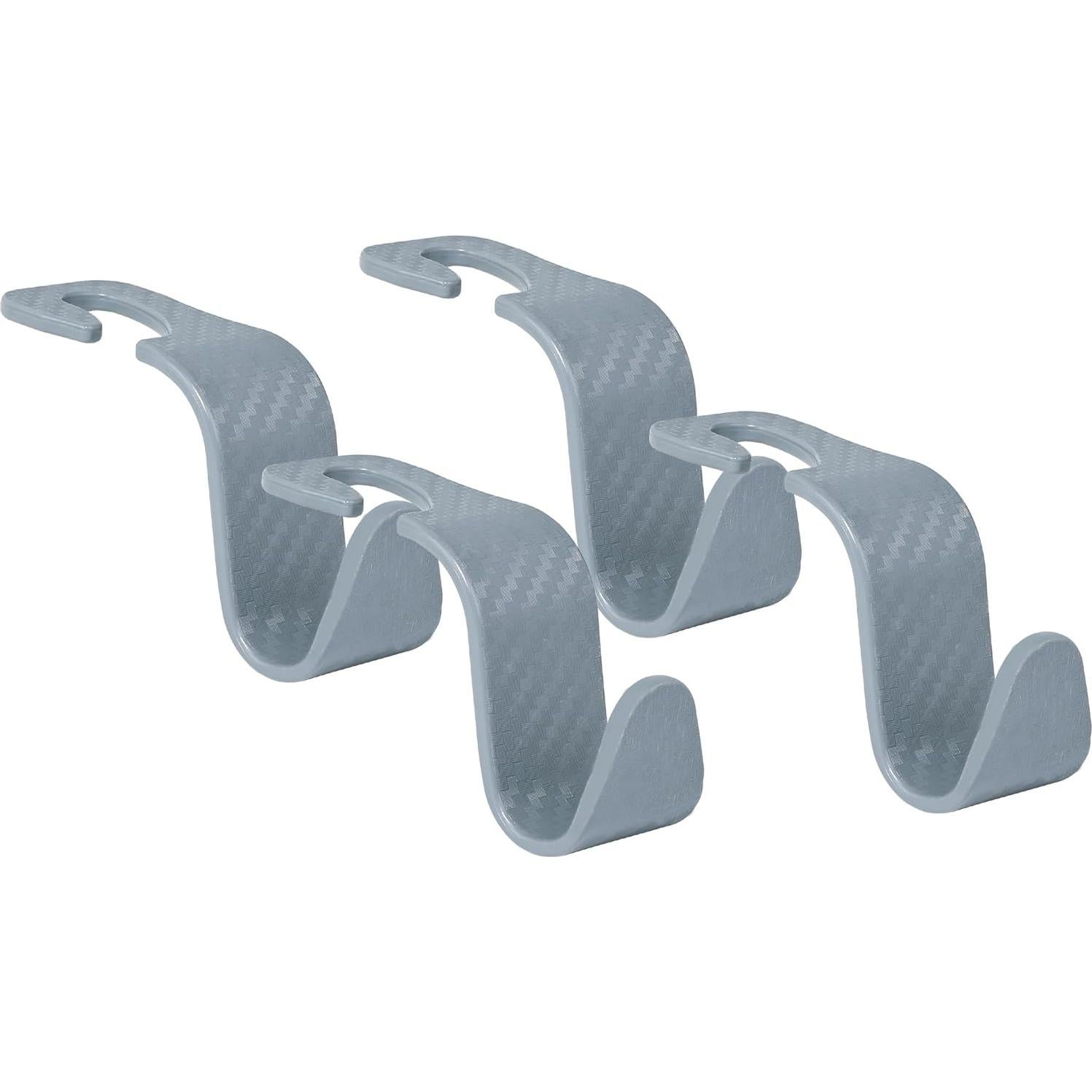 Gancho Organizador para Asiento de Coche Toiyason 4 Piezas Gris