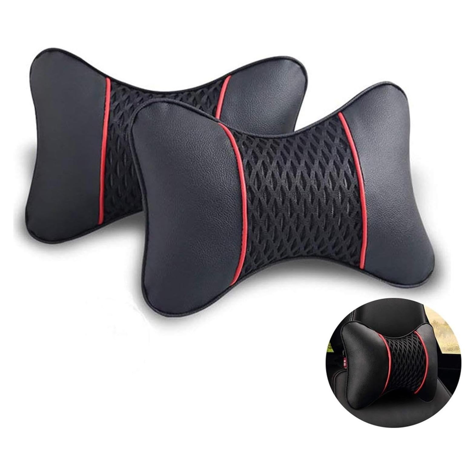 Almohada de Cuello VVHOOY 2 PCS Cuero Suave Universal