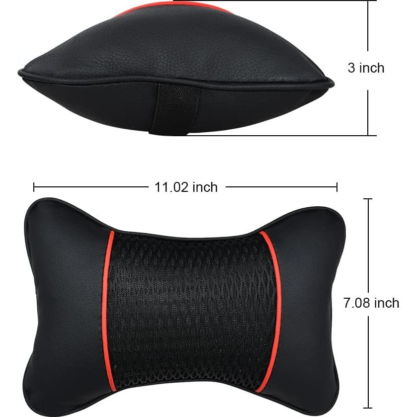 Almohada de Cuello VVHOOY 2 PCS Cuero Suave Universal