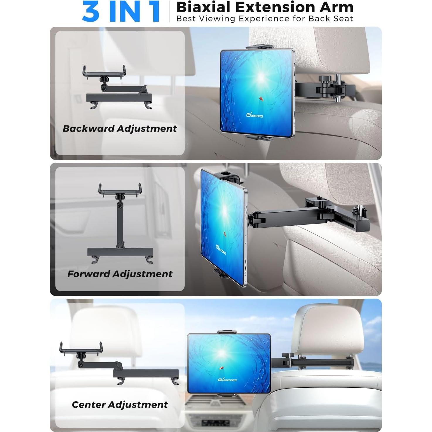 Soporte para Tableta eSamcore en Reposacabezas Coche 4.7-11"