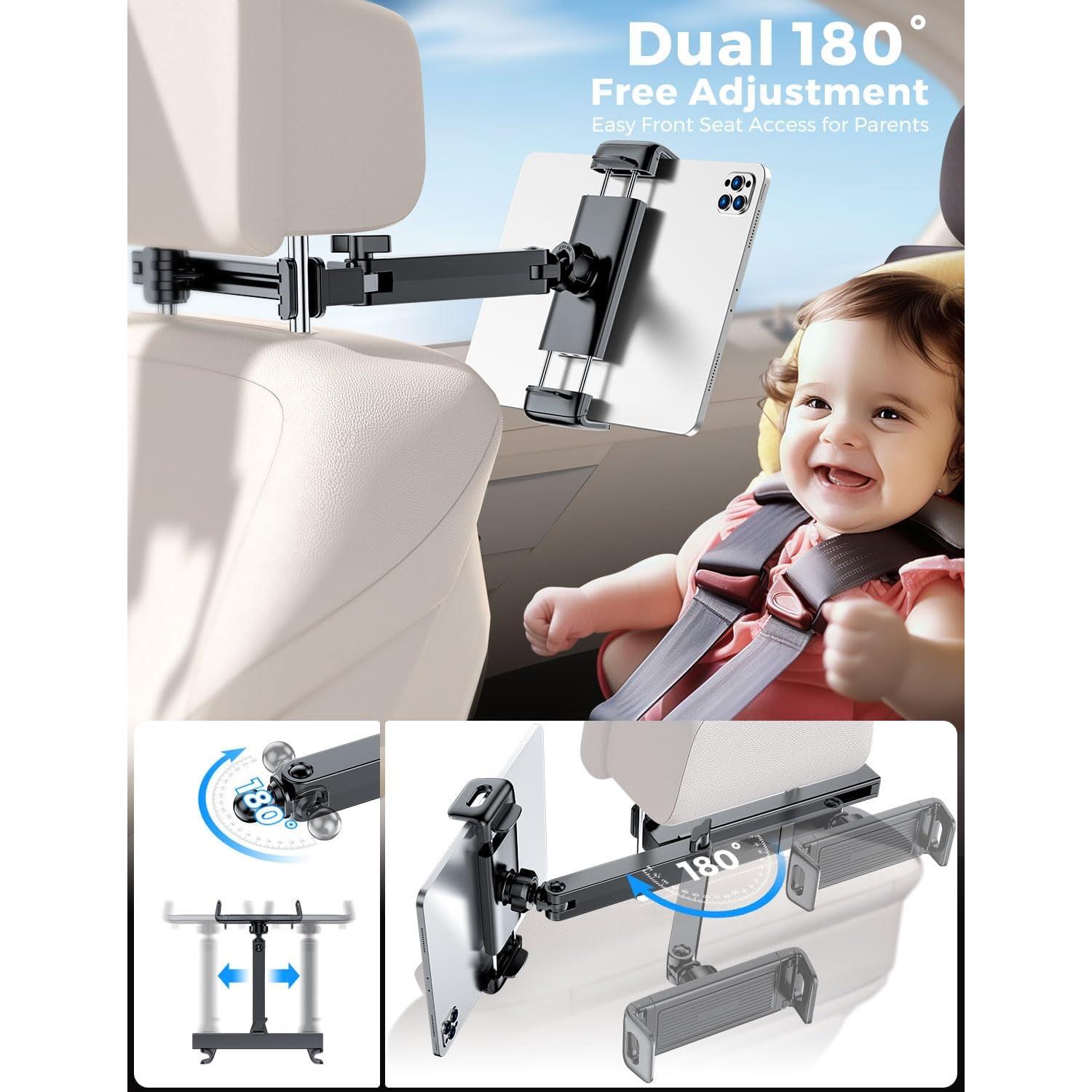 Soporte para Tableta eSamcore en Reposacabezas Coche 4.7-11"