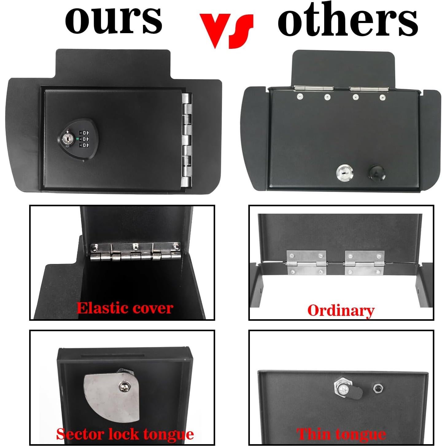 Caja Fuerte Central 3mirrors para Toyota Tacoma 2005-2015