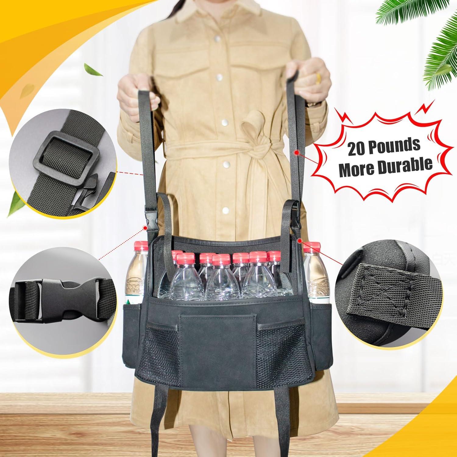 Organizador de Asiento de Coche Donpeshe Negro 7 Compartimentos