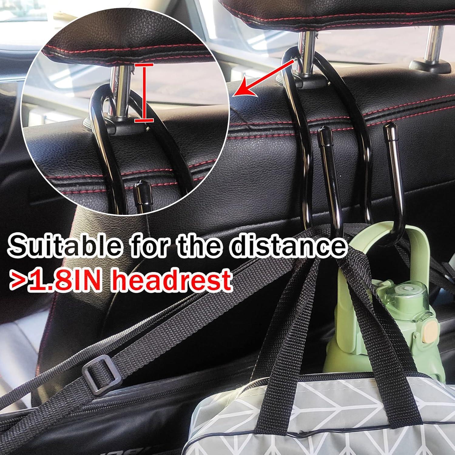 Gancho Ajustable RUZUO para Reposacabezas de Auto - 4 Pzs