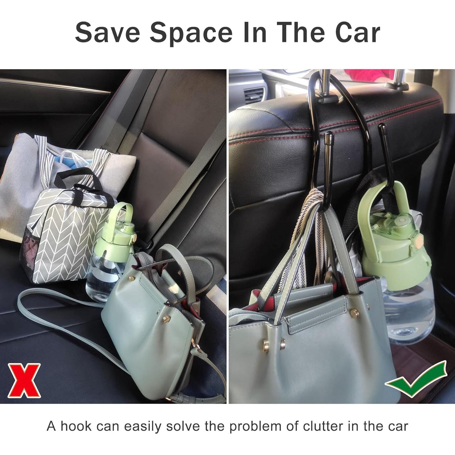 Gancho Ajustable RUZUO para Reposacabezas de Auto - 4 Pzs