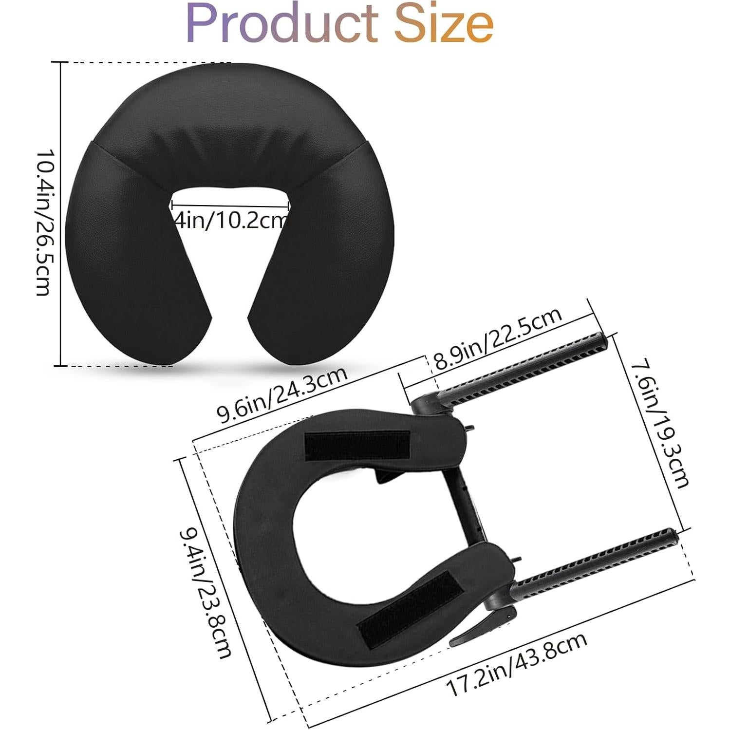 HOINCO Almohada U-Forma Ajustable para Mesa de Masaje