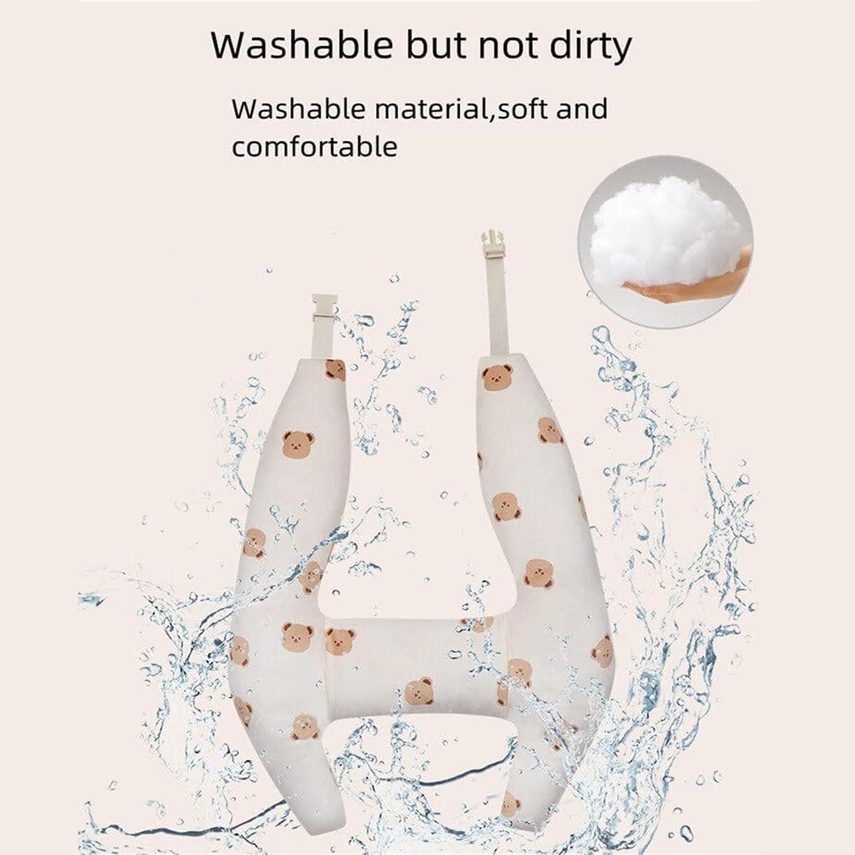 Almohada de Viaje H MCNULGUR Rosa 71x56 cm Soporte Cabeza