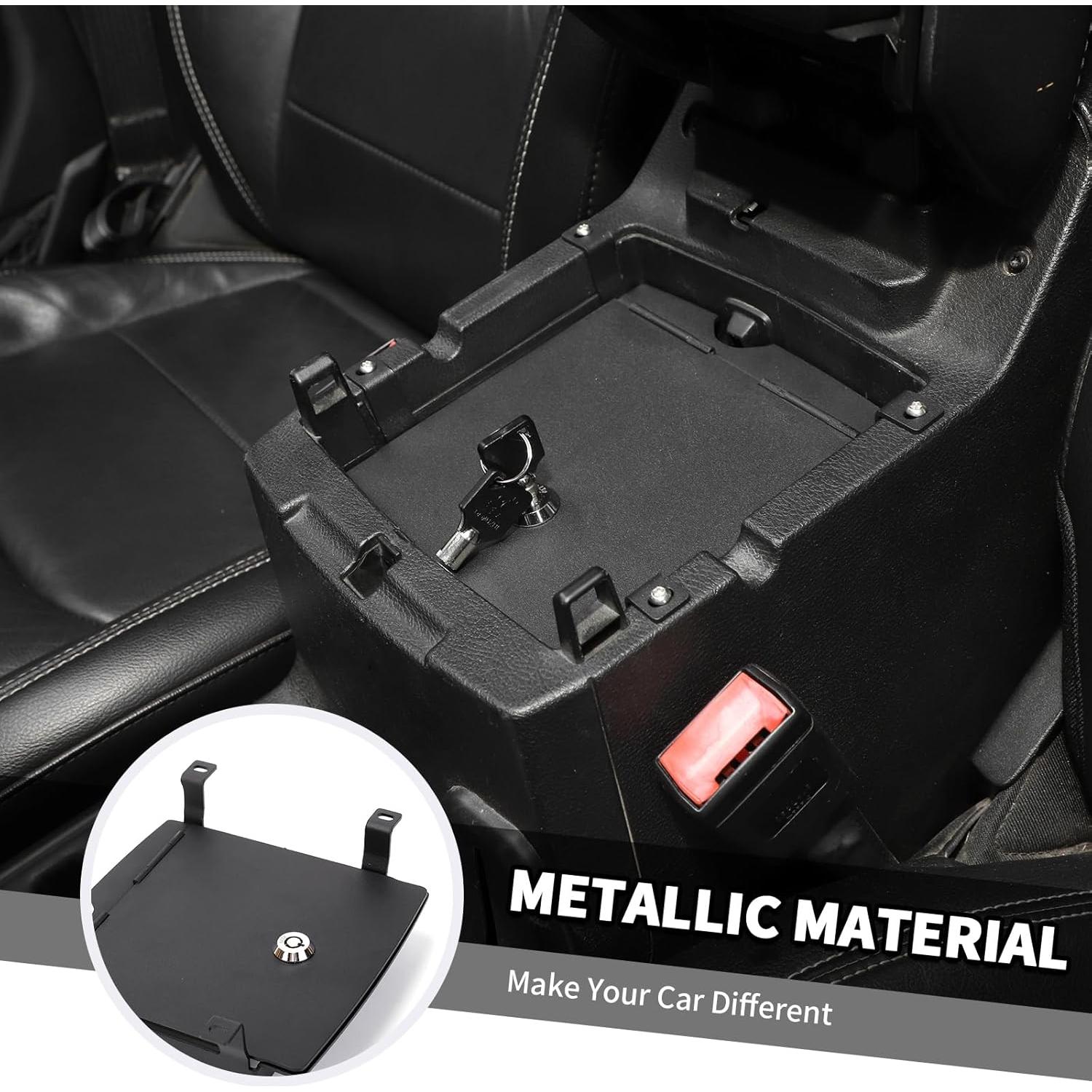 Caja de Cerradura Jimen para Consola Jeep Wrangler JL JT 2018-2024